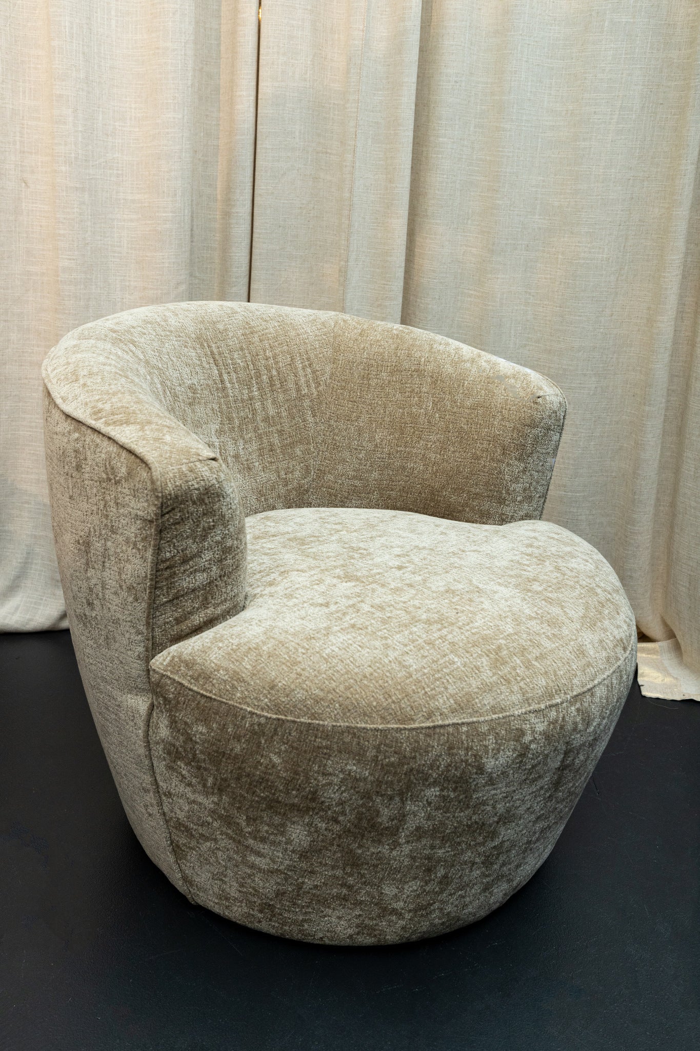 Grasa White fiore fabric fauteuil - Photo 3