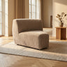 Lujo sofa white fiore fabric corner piece