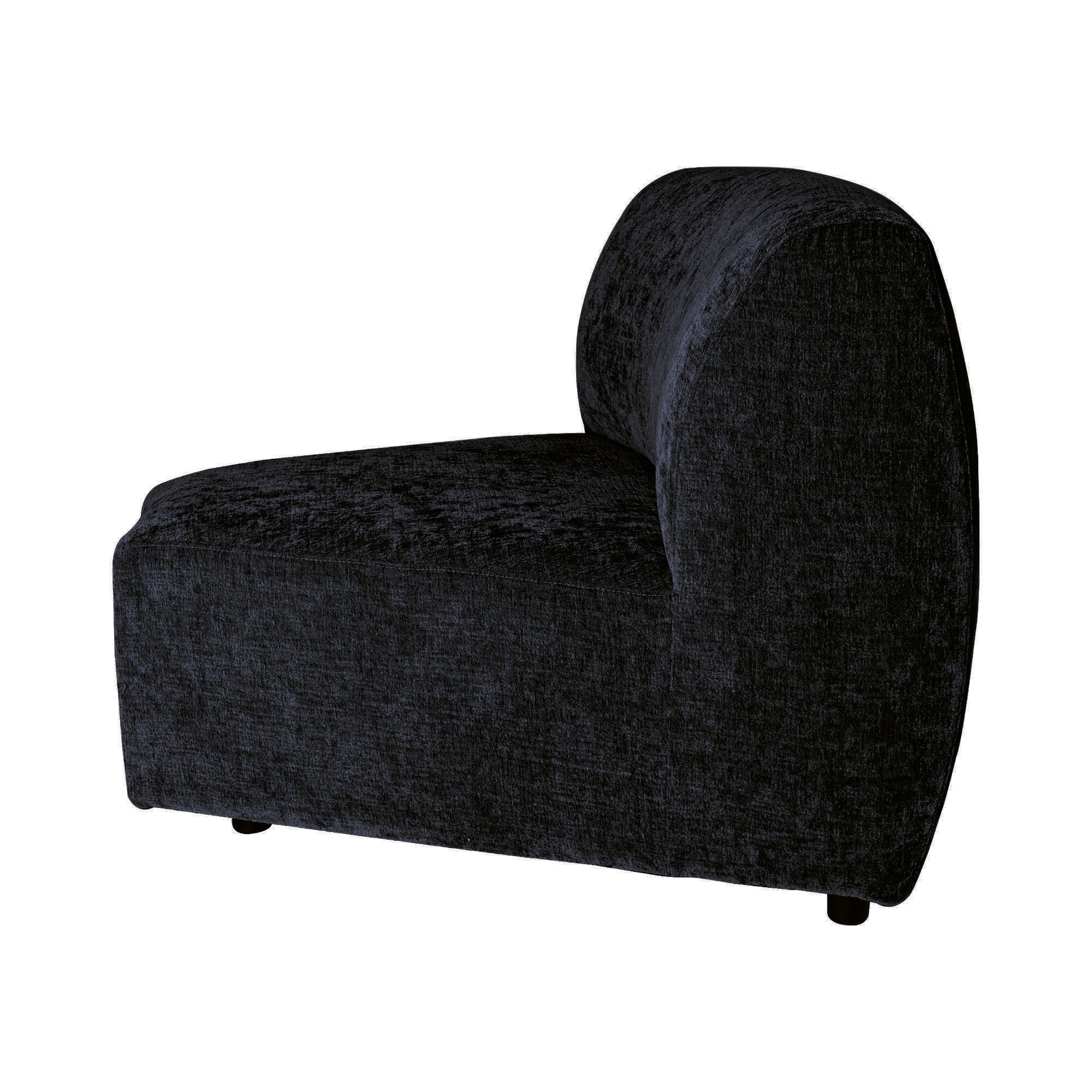 Lujo sofa anthracite fiore fabric corner piece - Photo 2
