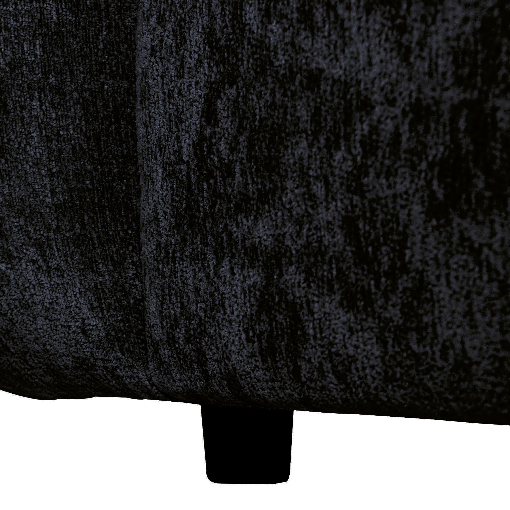Lujo sofa anthracite fiore fabric corner piece - Photo 4