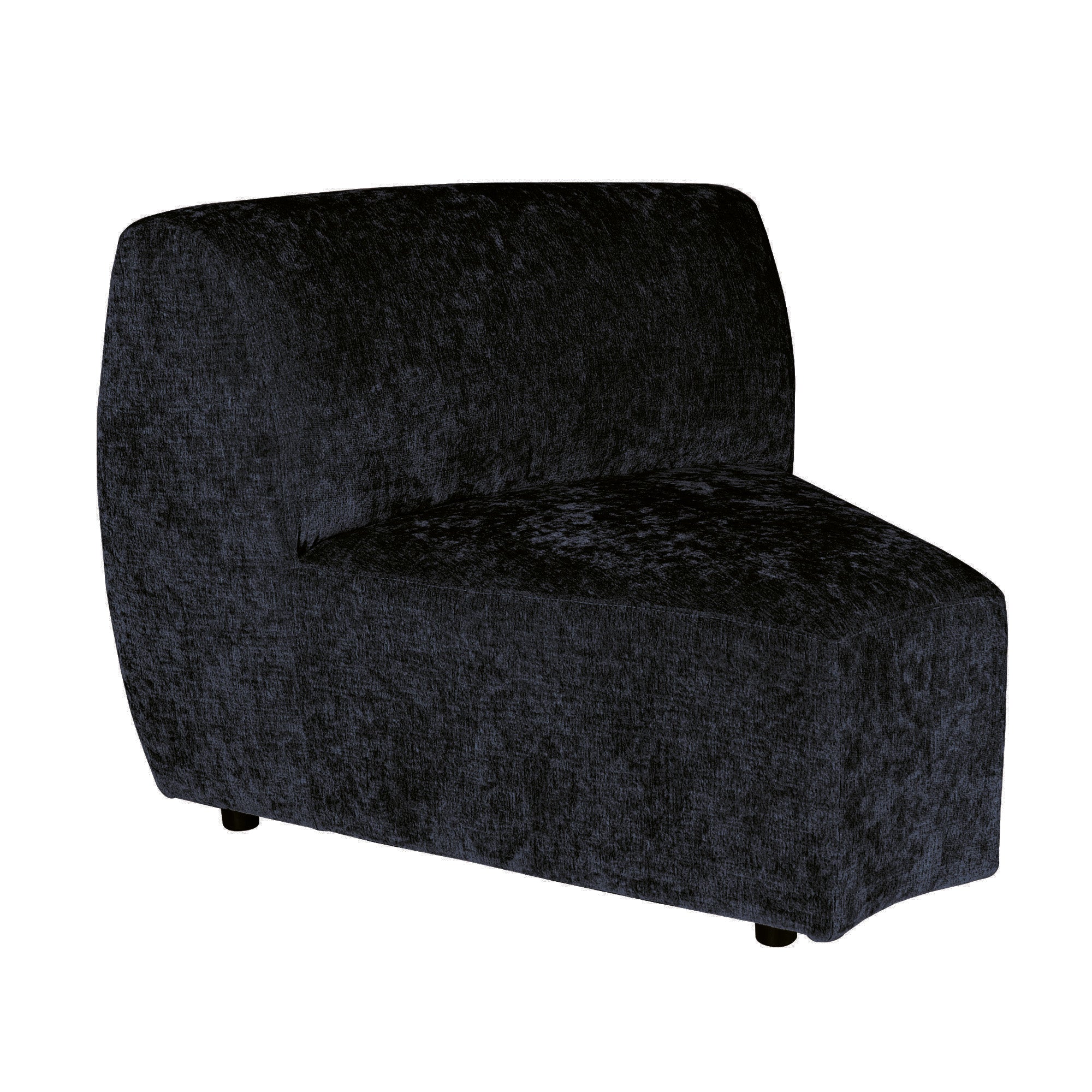 Lujo sofa anthracite fiore fabric corner piece - Photo 8