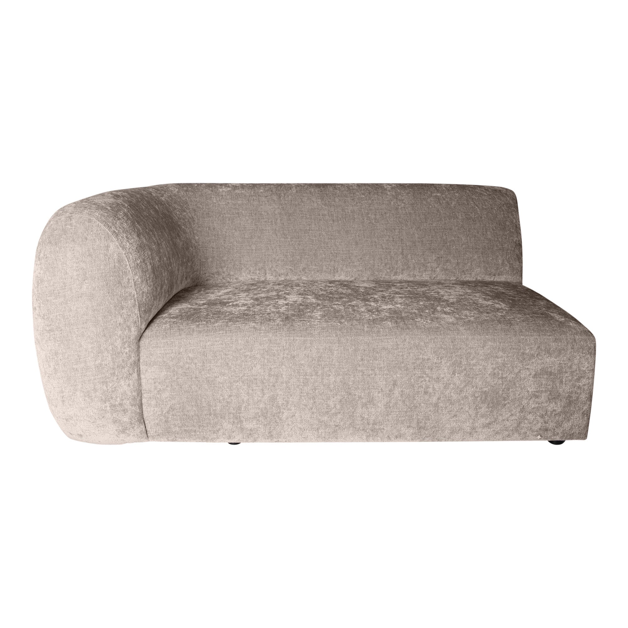 Lujo sofa white fiore fabric 2 seater arm left - Photo 2