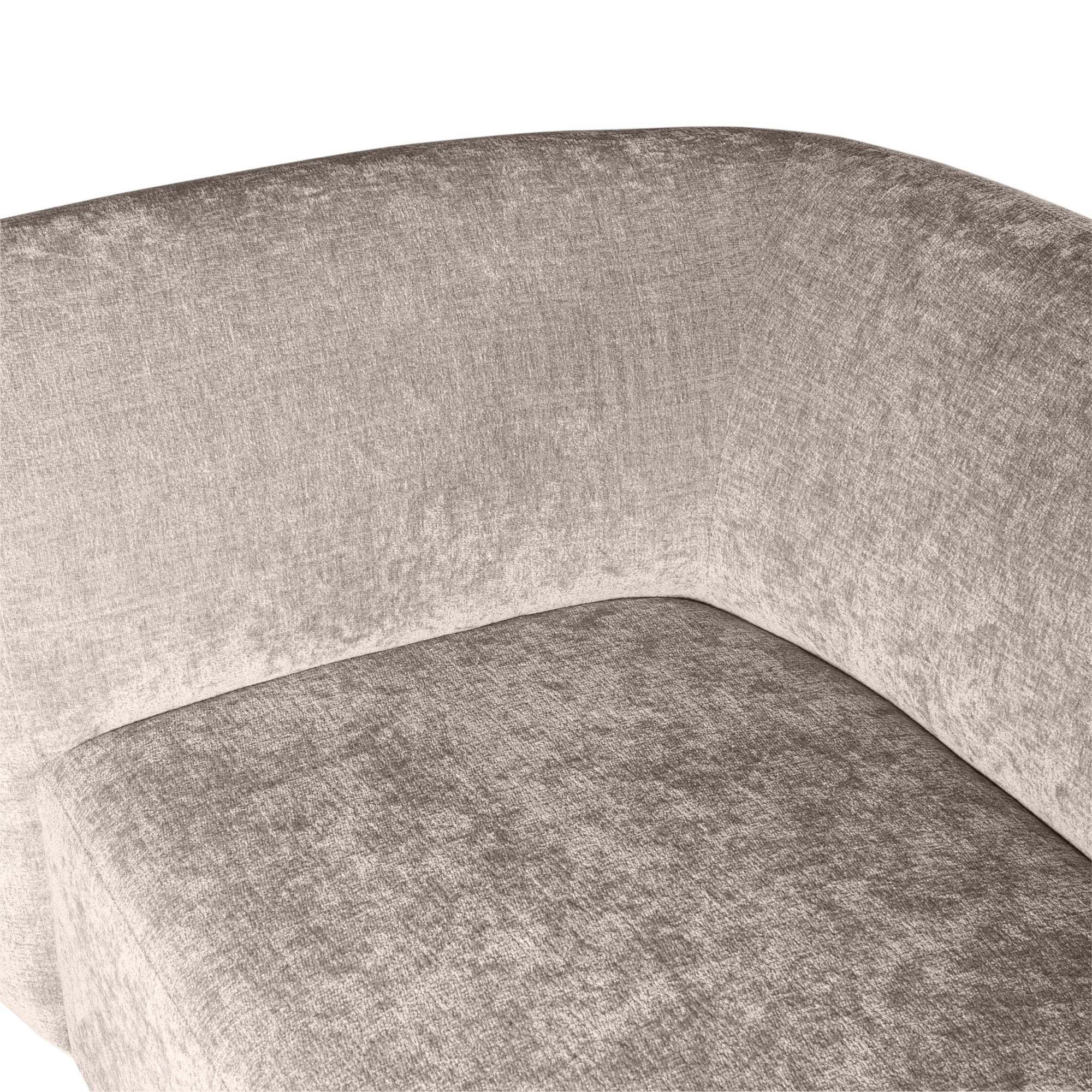 Lujo sofa white fiore fabric 2 seater arm left - Photo 4