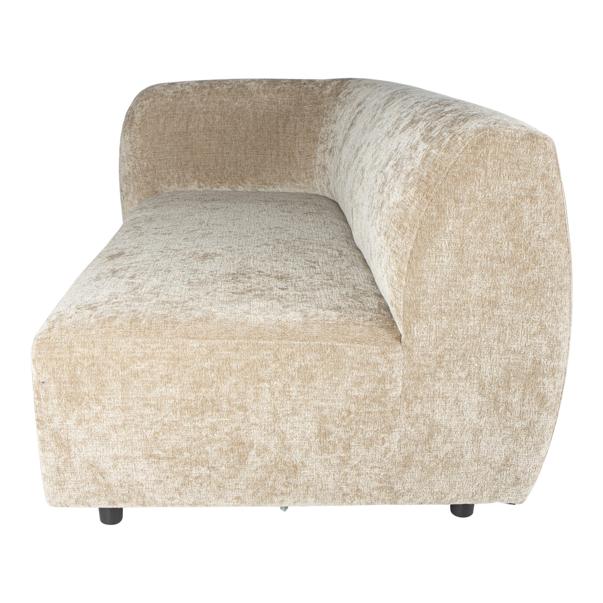 Lujo sofa cream fiore fabric 2 seater arm left - Photo 7