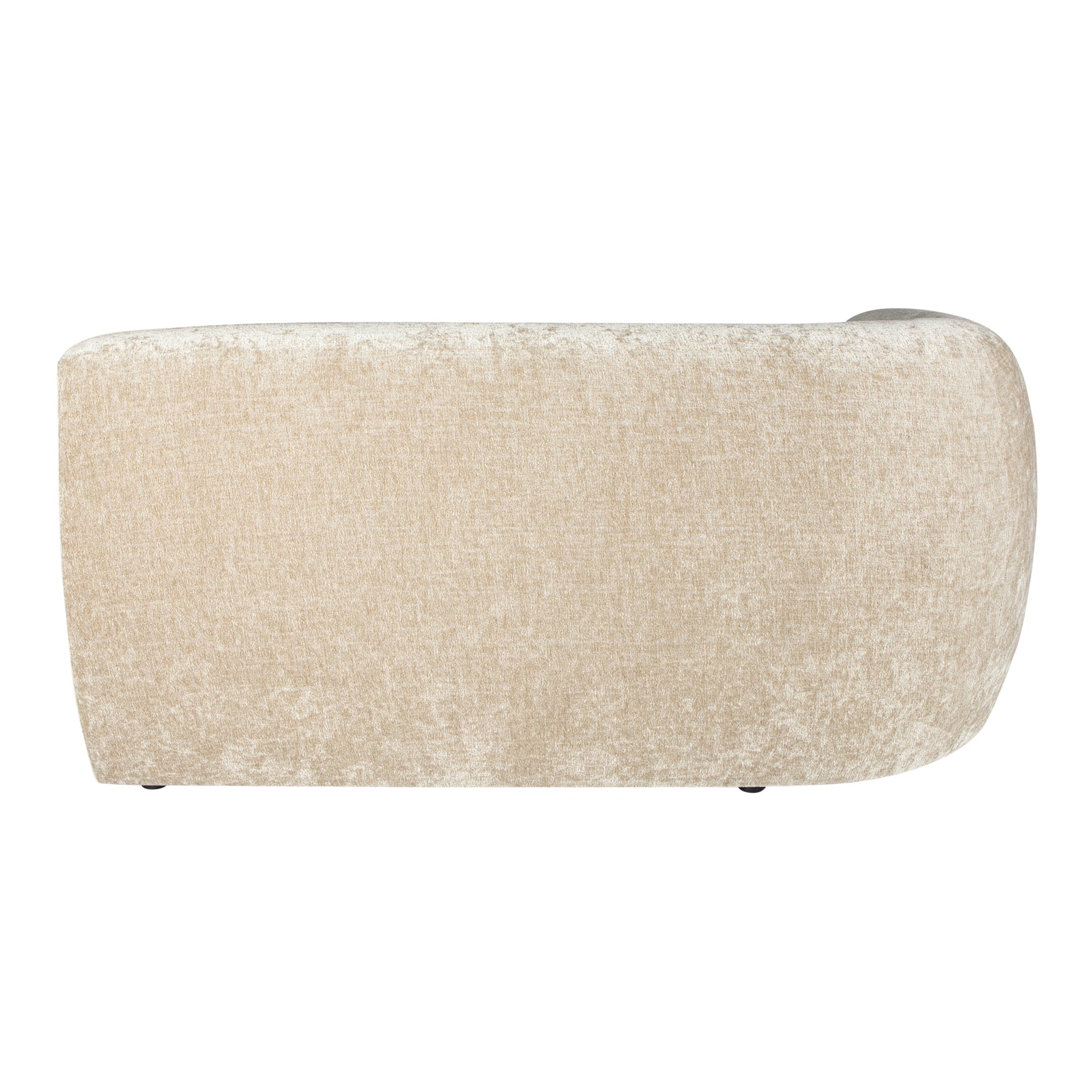 Lujo sofa cream fiore fabric 2 seater arm left - Photo 6