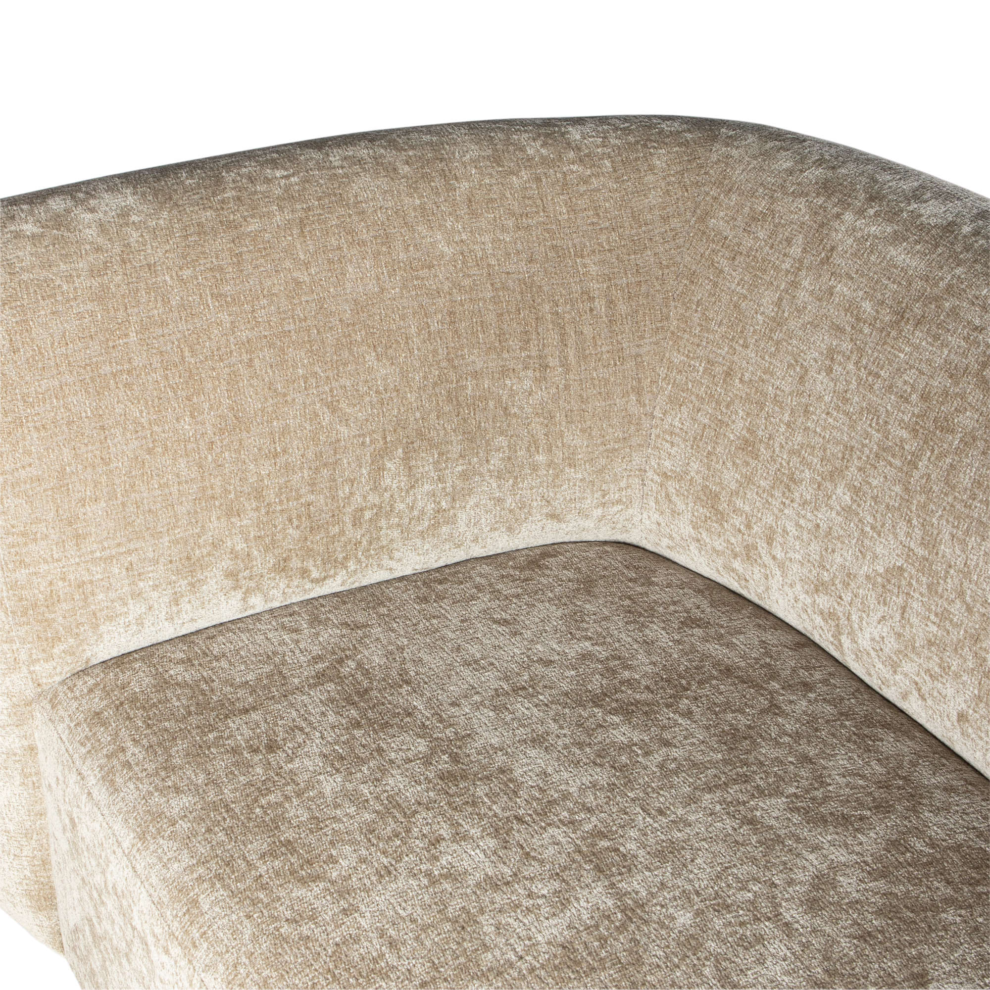 Lujo sofa cream fiore fabric 2 seater arm left - Photo 5