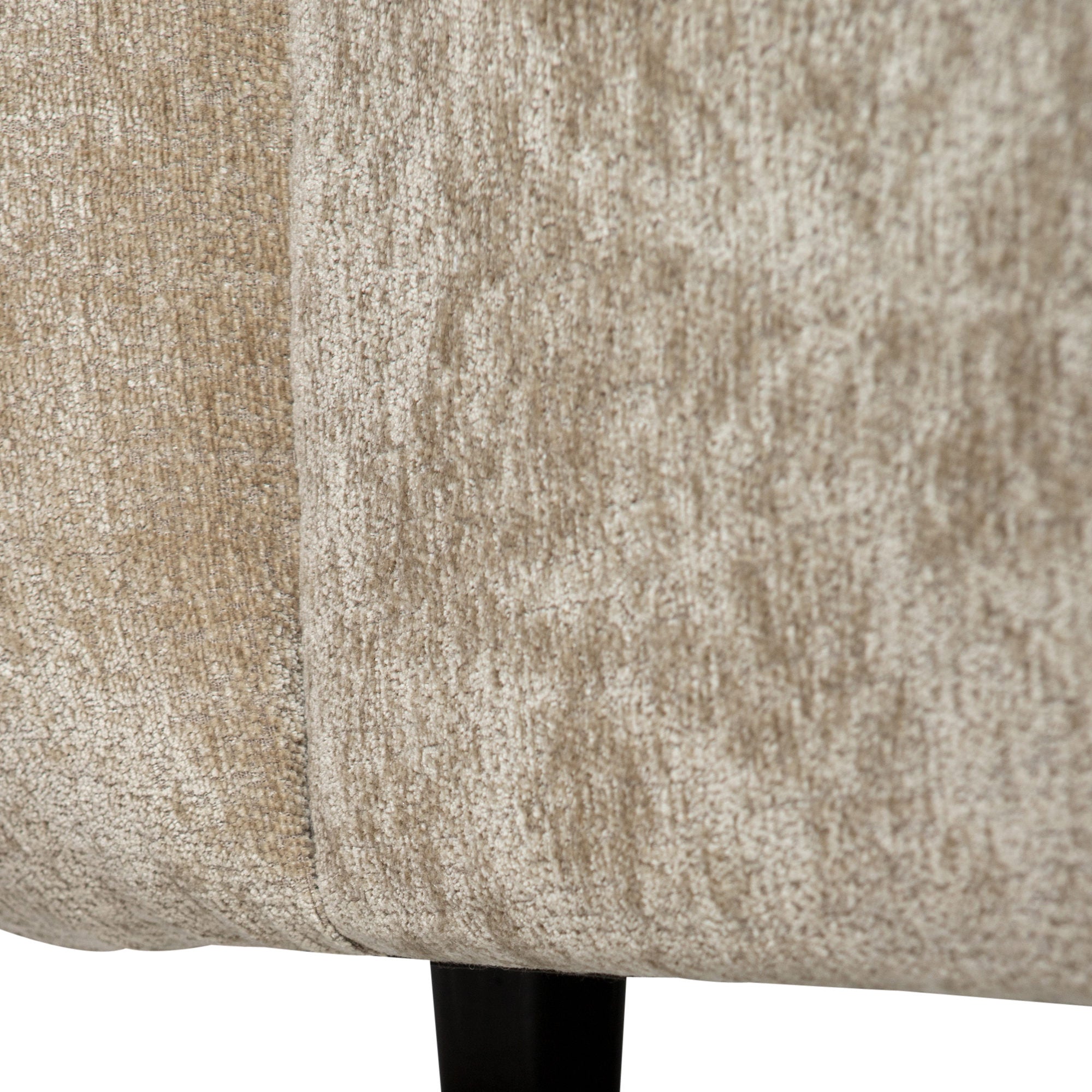 Lujo sofa cream fiore fabric 2 seater arm left - Photo 10