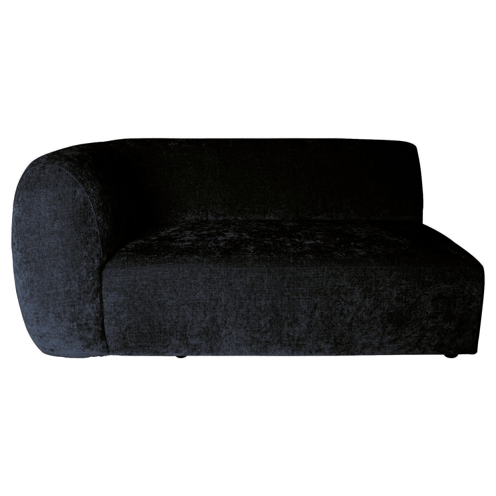 Lujo sofa anthracite fiore fabric 2 seaterarm left - Photo 4