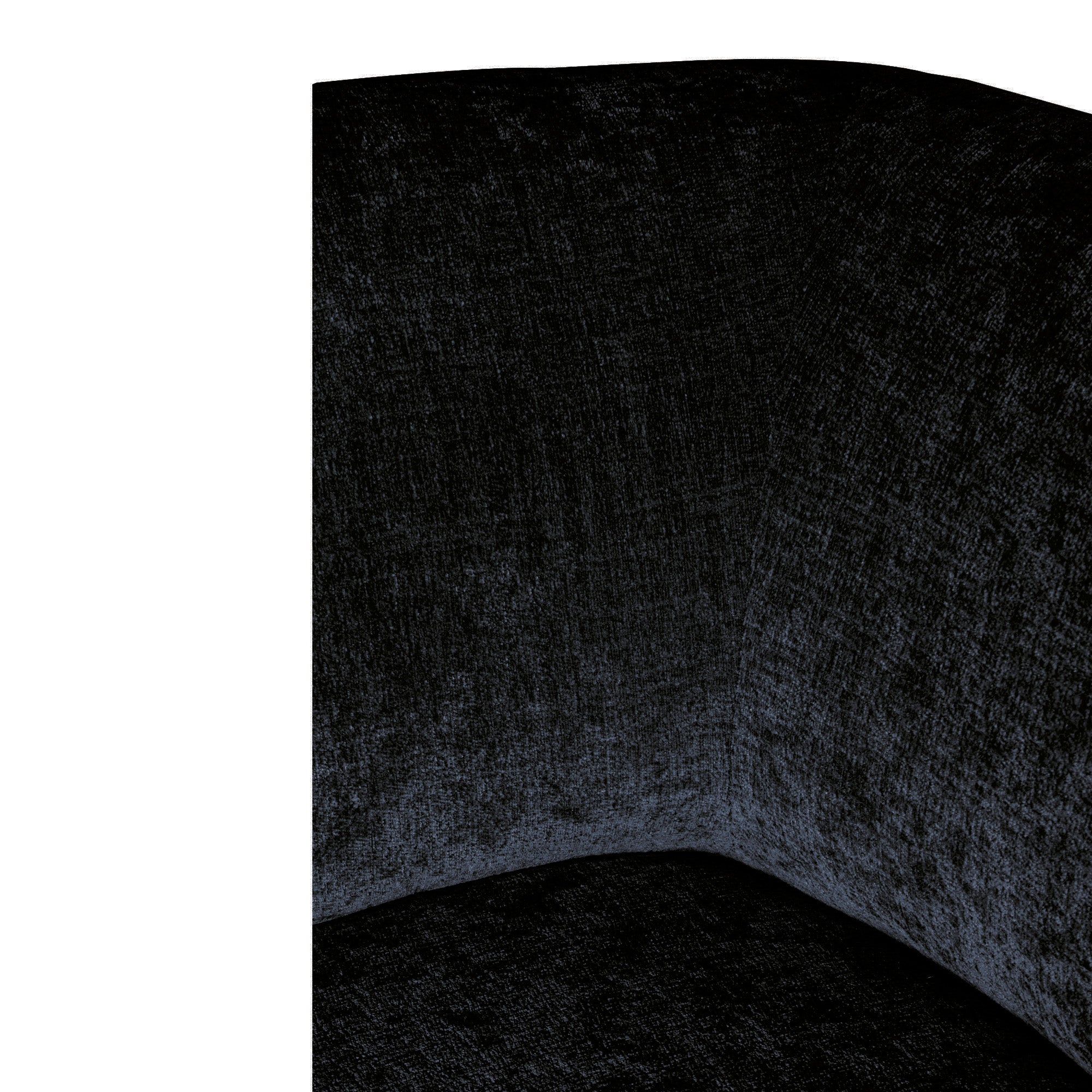Lujo sofa anthracite fiore fabric 2 seaterarm left - Photo 6