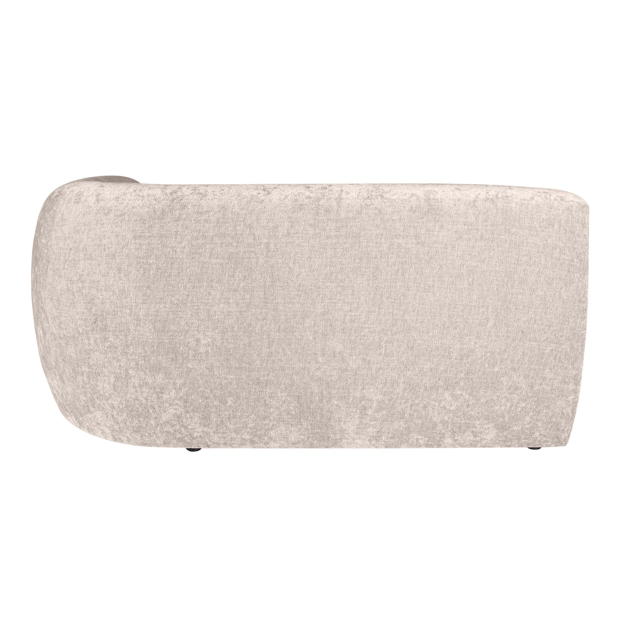 Lujo sofa white fiore fabric 2 seater arm right - Photo 5