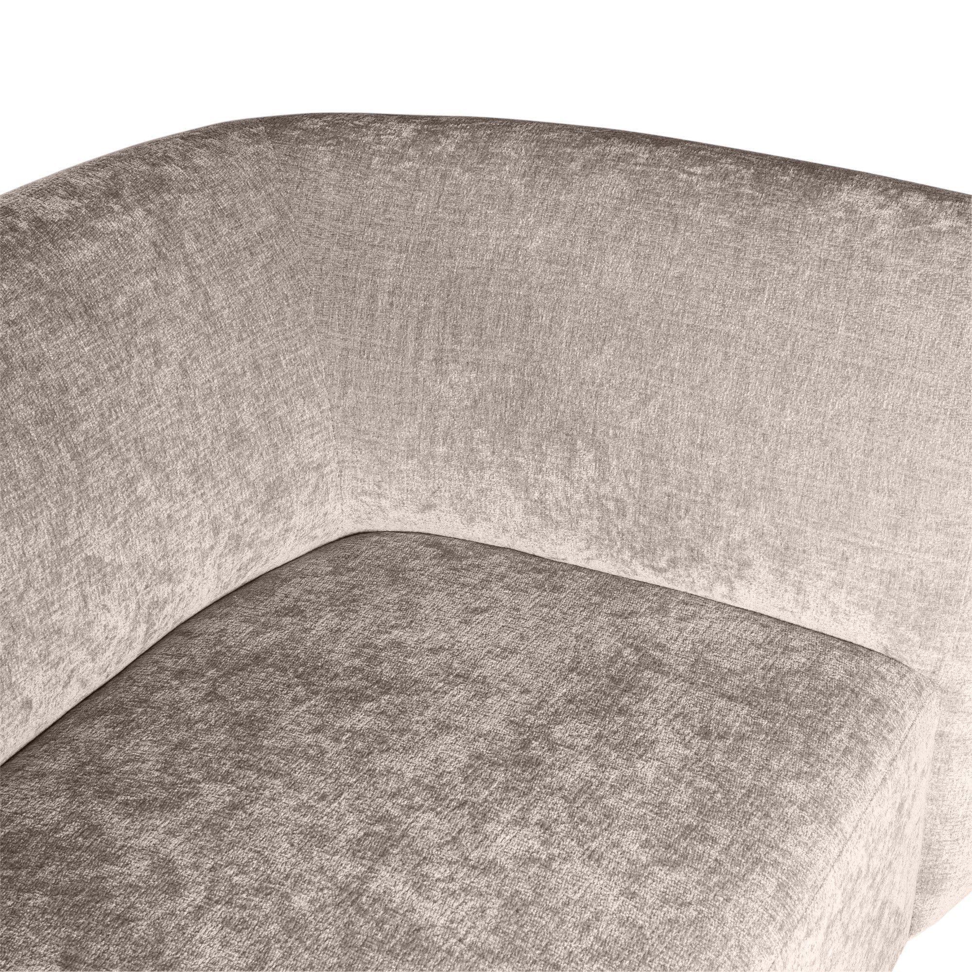 Lujo sofa white fiore fabric 2 seater arm right - Photo 4