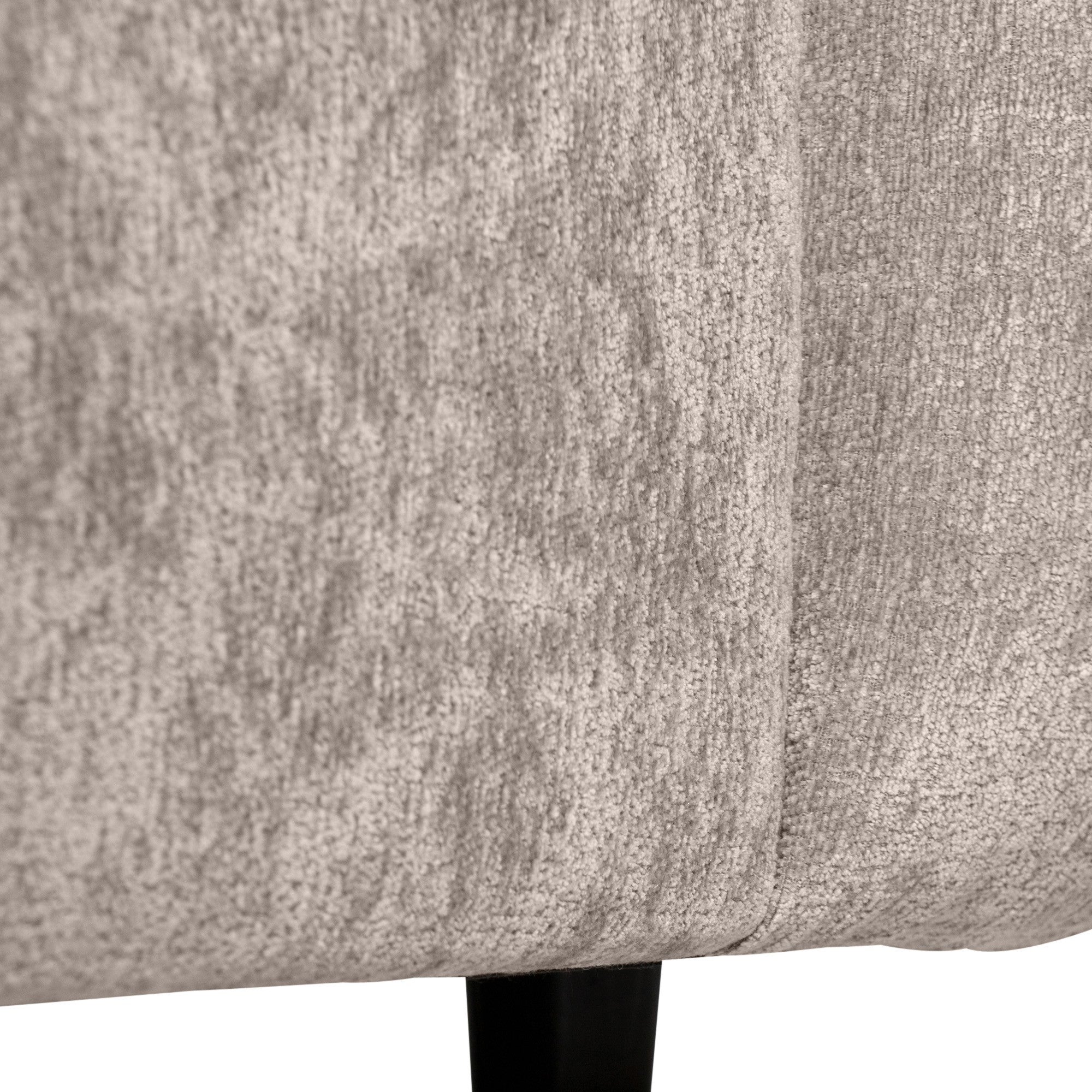 Lujo sofa white fiore fabric 2 seater arm right - Photo 3