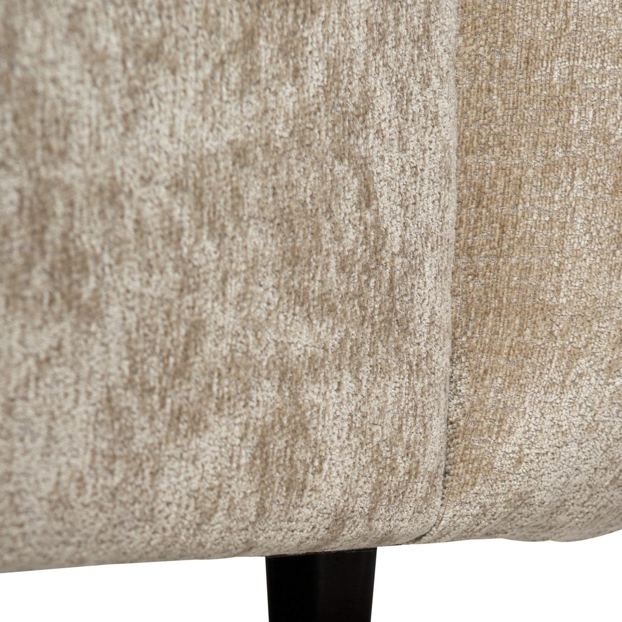 Lujo sofa cream fiore fabric 2 seater arm right - Photo 6