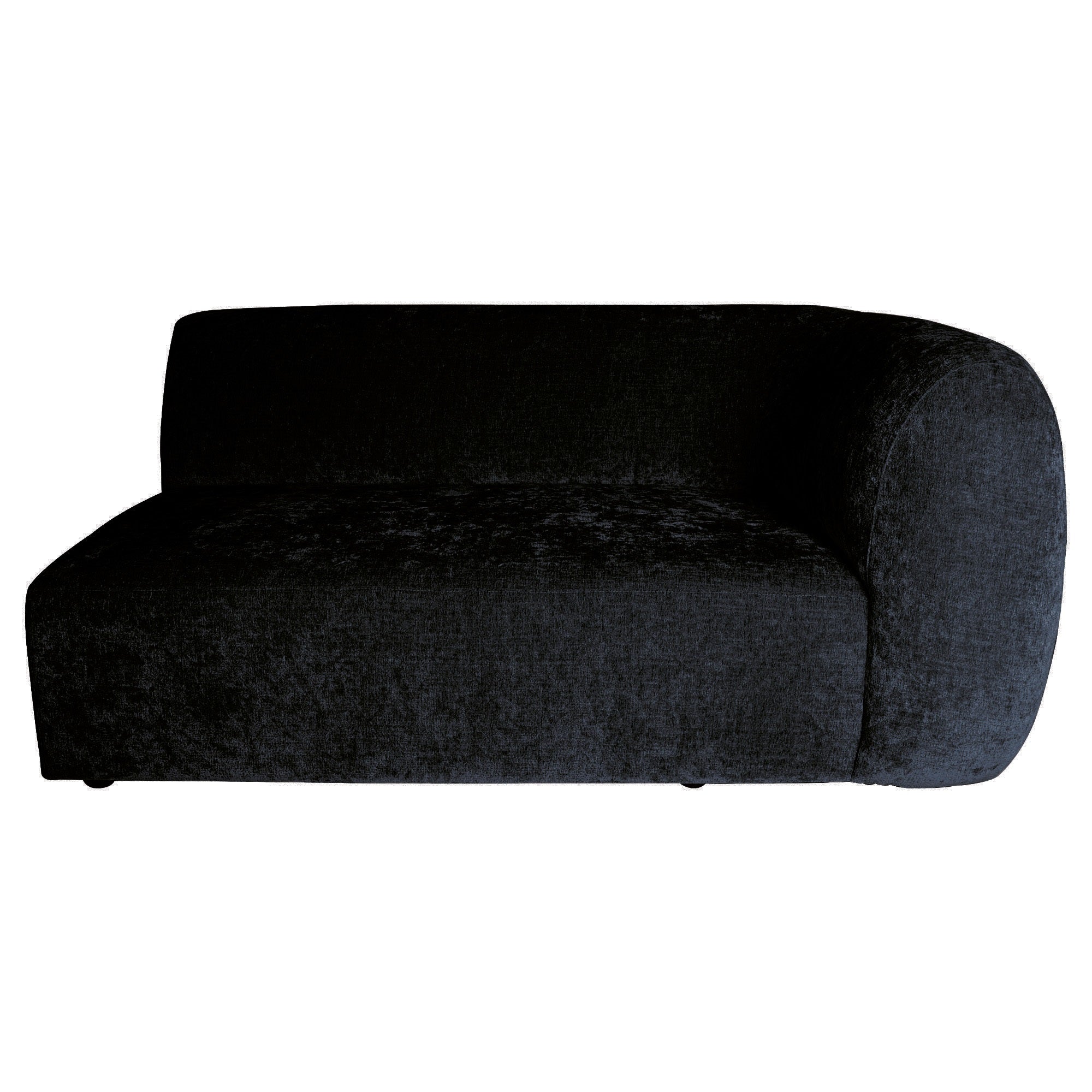Lujo sofa anthracite fiore fabric 2 seater arm R - Photo 5
