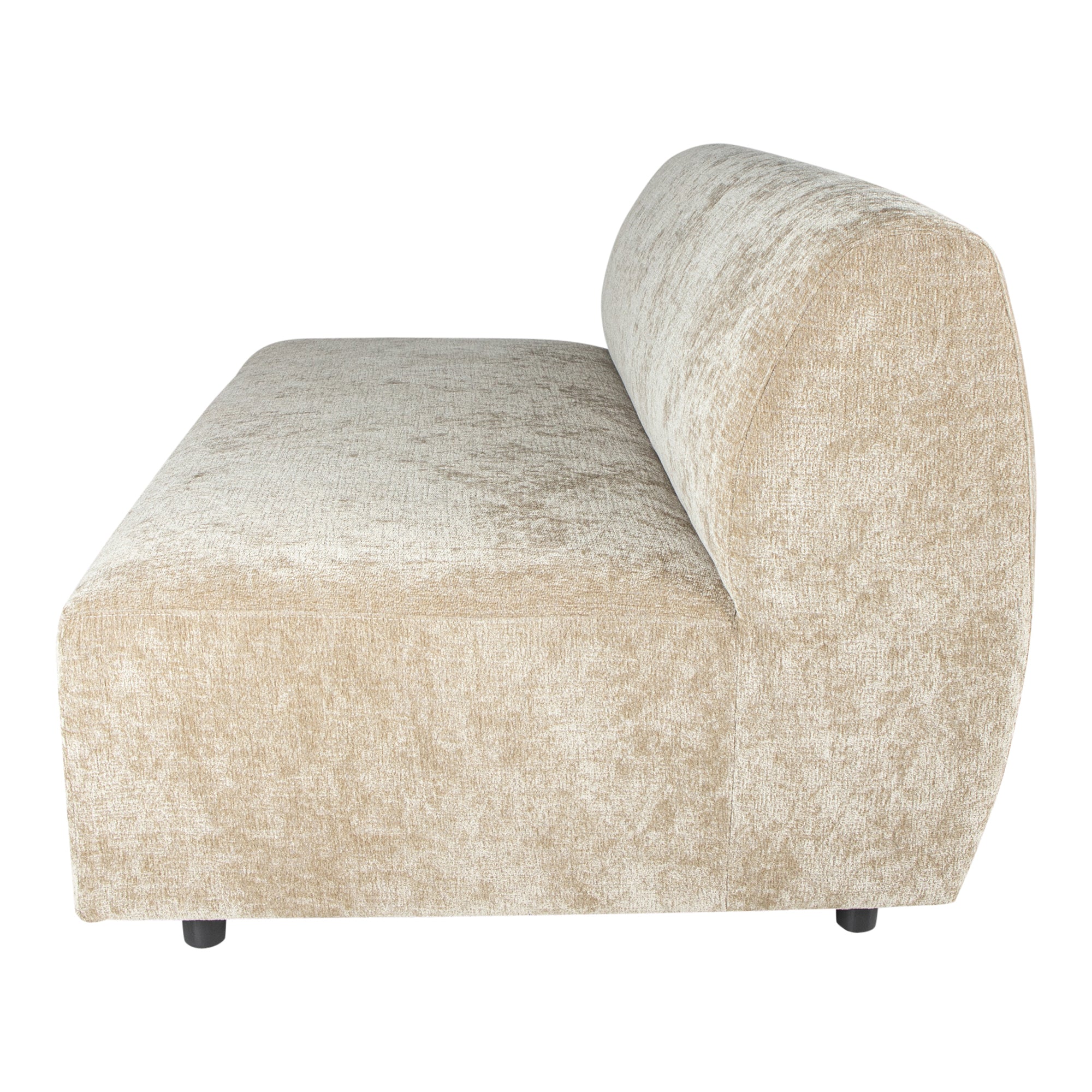 Lujo sofa cream fiore fabric 2 seater element - Photo 7