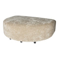 Canapé Lujo Cream — Méridienne pouf — Crème