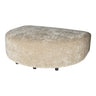 Canapé Lujo Cream — Méridienne pouf — Crème