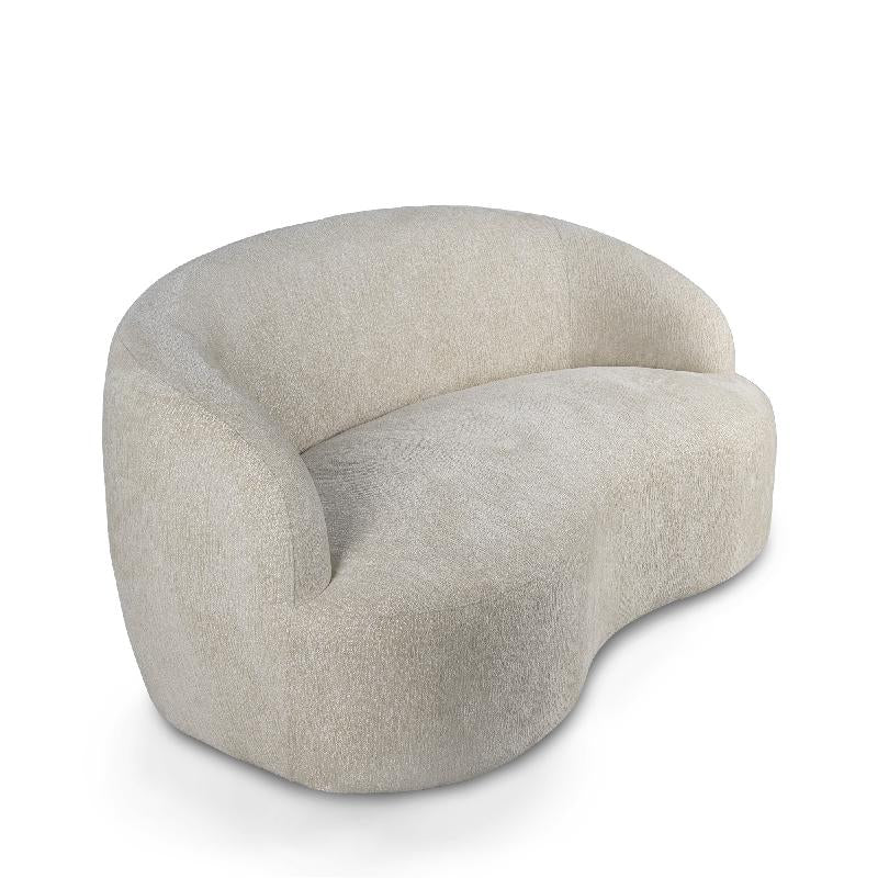 Bohne Cream 9901 nanci fabric 2 seater sofa