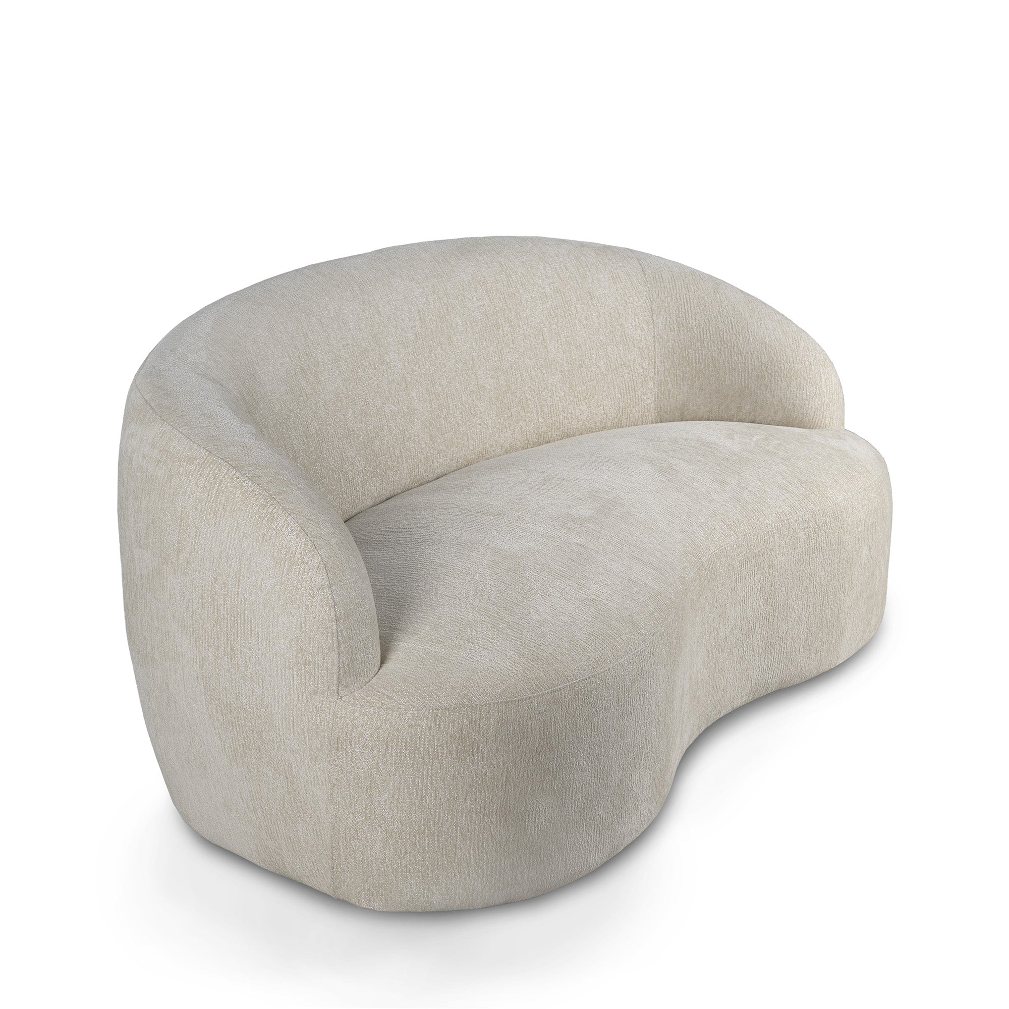 Bohne Cream 9901 nanci fabric 2 seater sofa - Photo 10