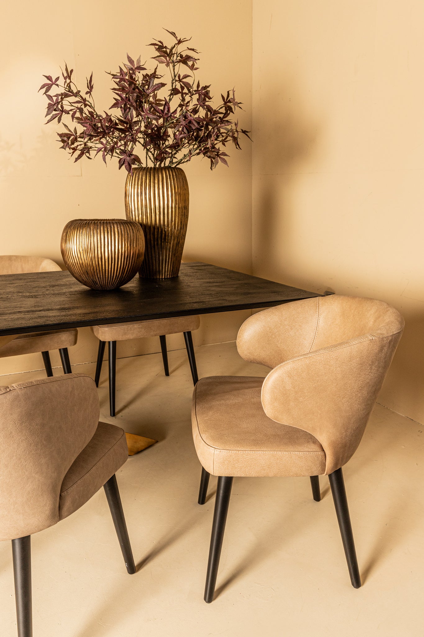 Fiori Sand 6206 mio vegan leather dining chair - Photo 3