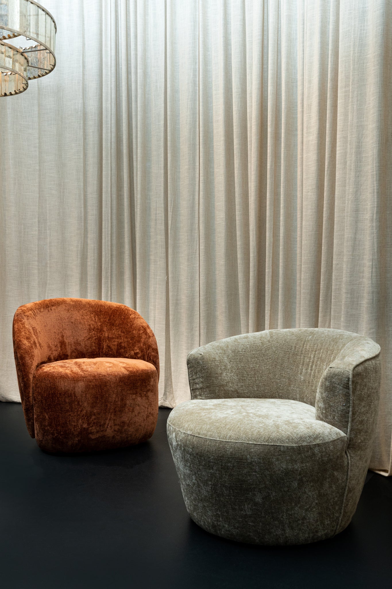 Grasa White fiore fabric fauteuil - Photo 2