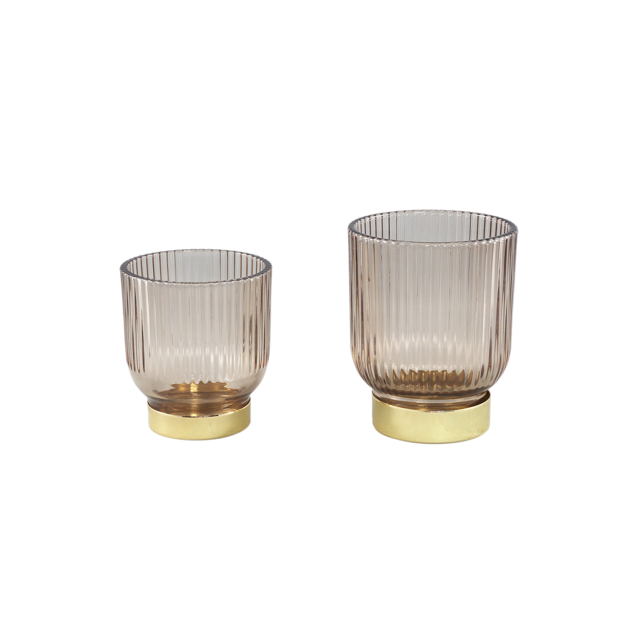 Siera Photophores en verre - Rose
