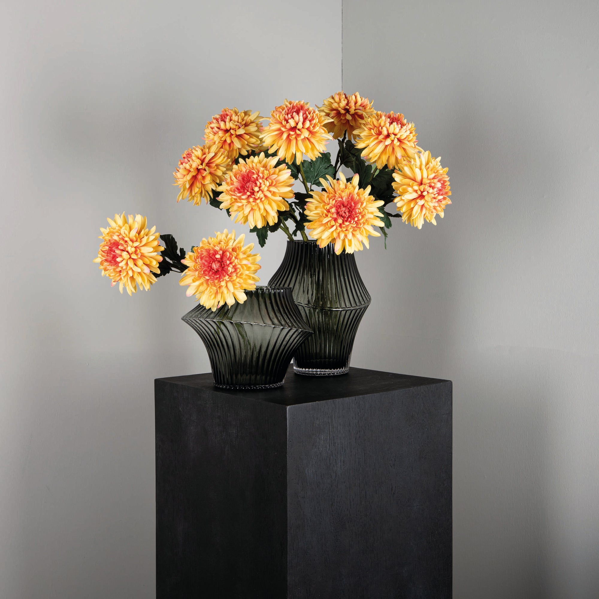 Garden Flower yellow mum spray Jaune — Fleur artificielle — vue 2 | Häus