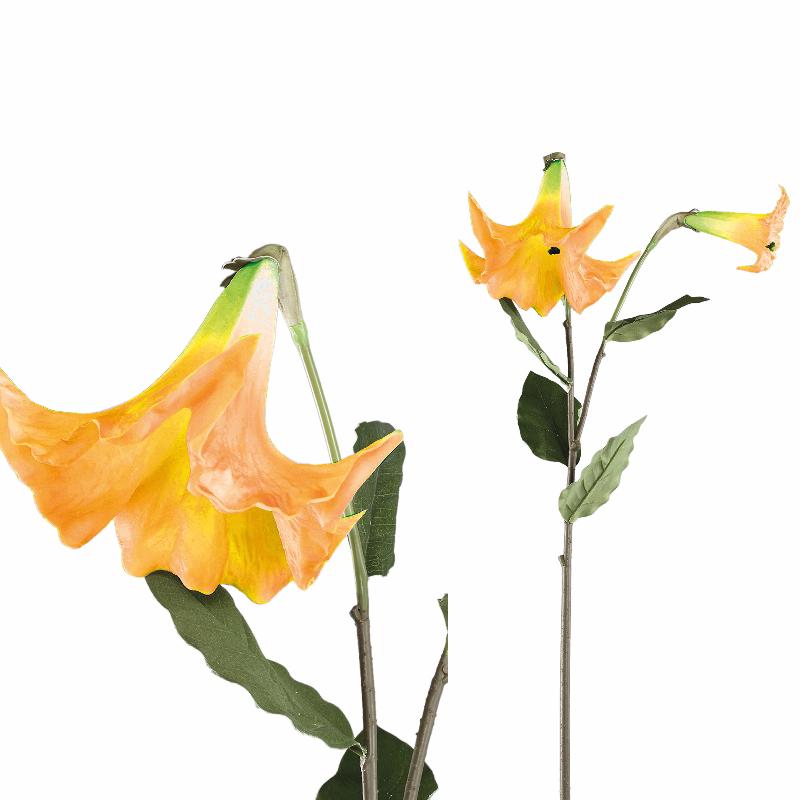 Garden Flower orange datura spray Orange — Fleur artificielle — vue 2 | Häus