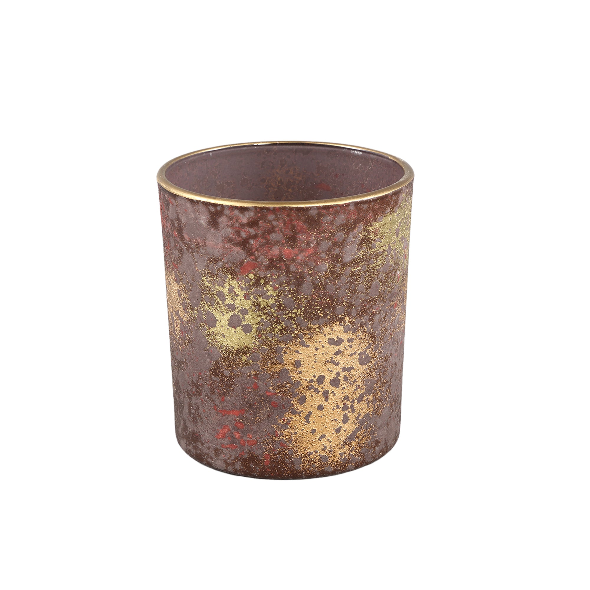 Esme Photophores en verre - Marron