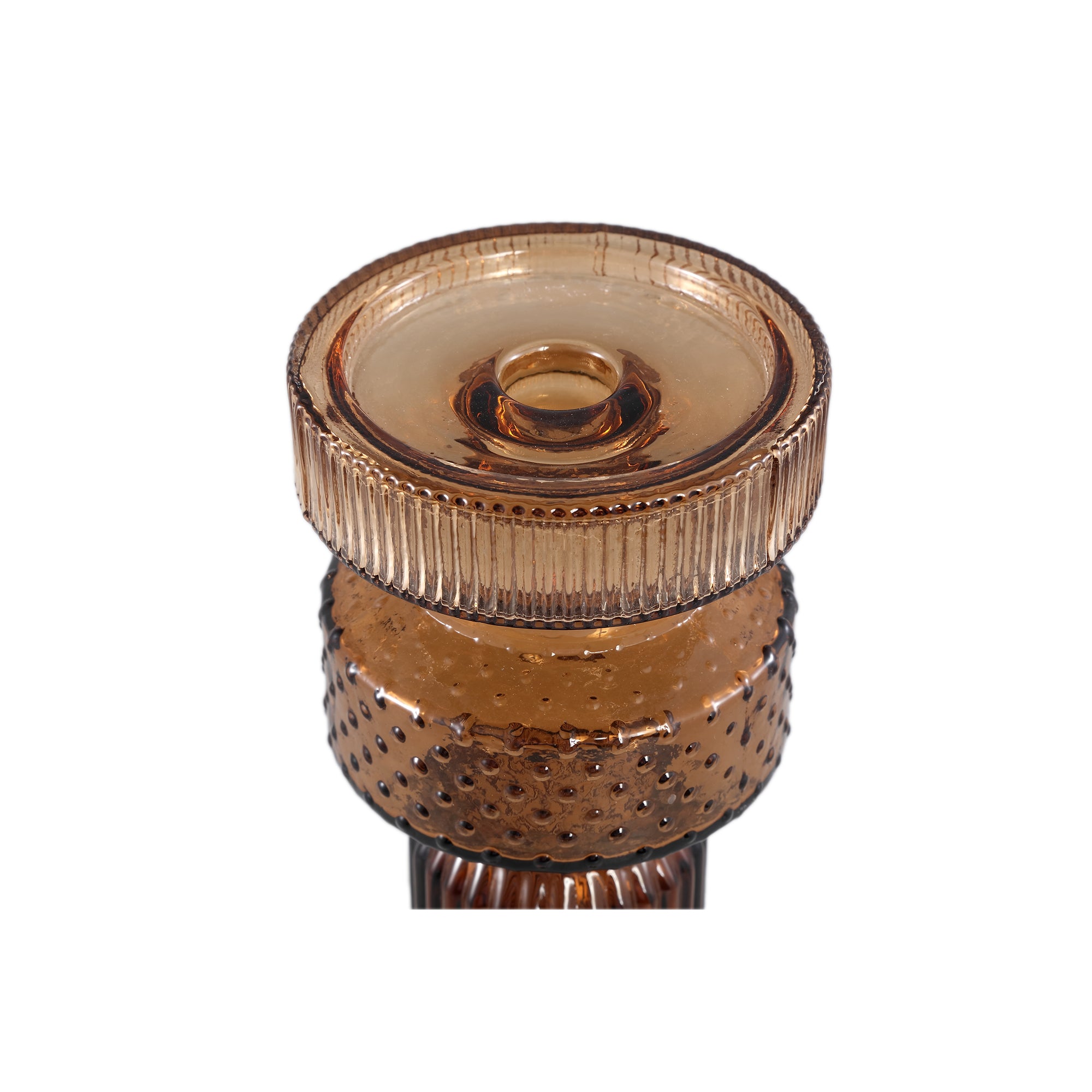 Fadri Chandeliers en verre — Candle Holder - Gris