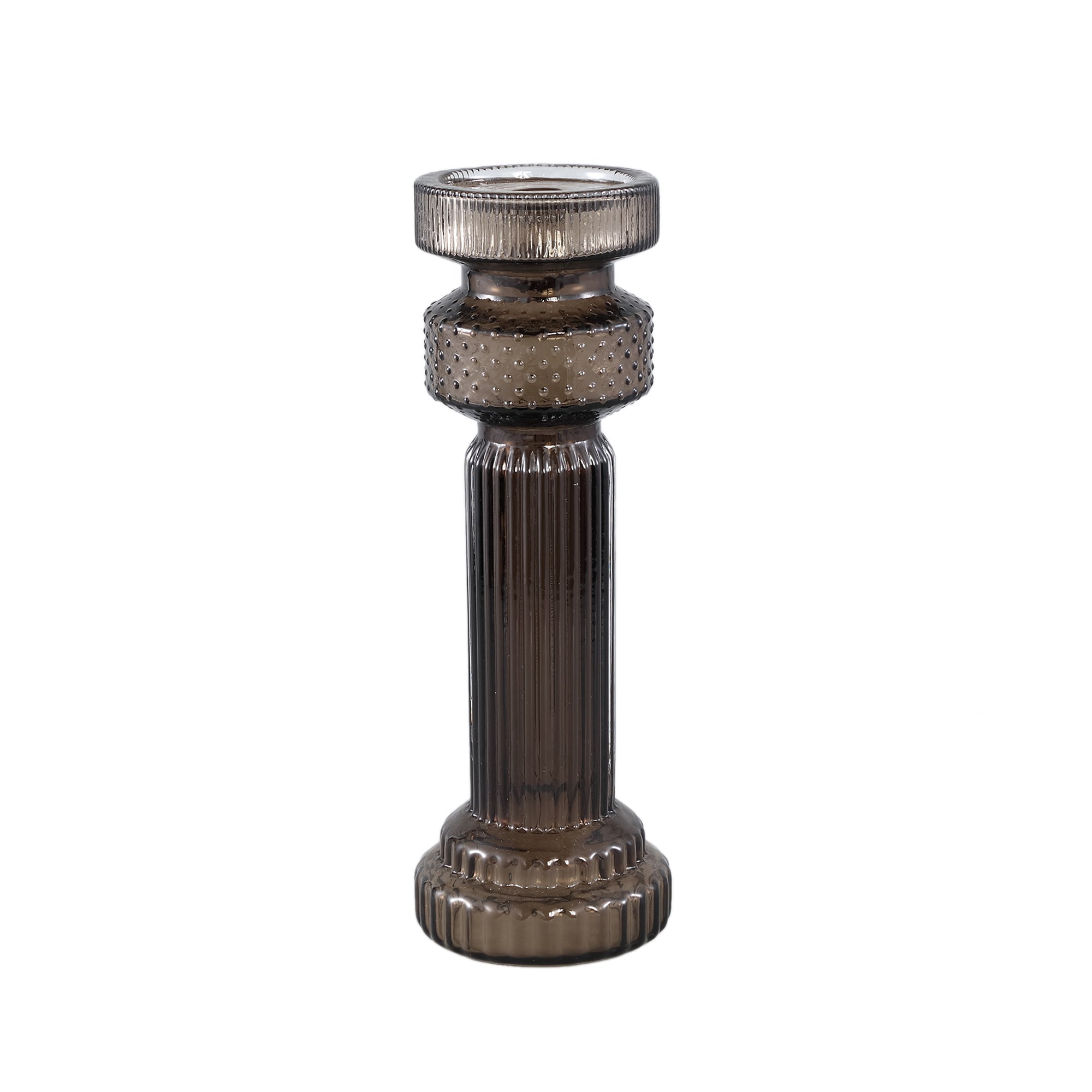 Fadri Chandeliers en verre — Candle Holder - Gris