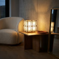 Lampe de Table Layra — Verre Blanc Lait Table Antique Bas