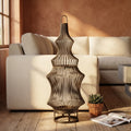 Lanterne Tobin — Fer Laiton Rond Wired Lantern