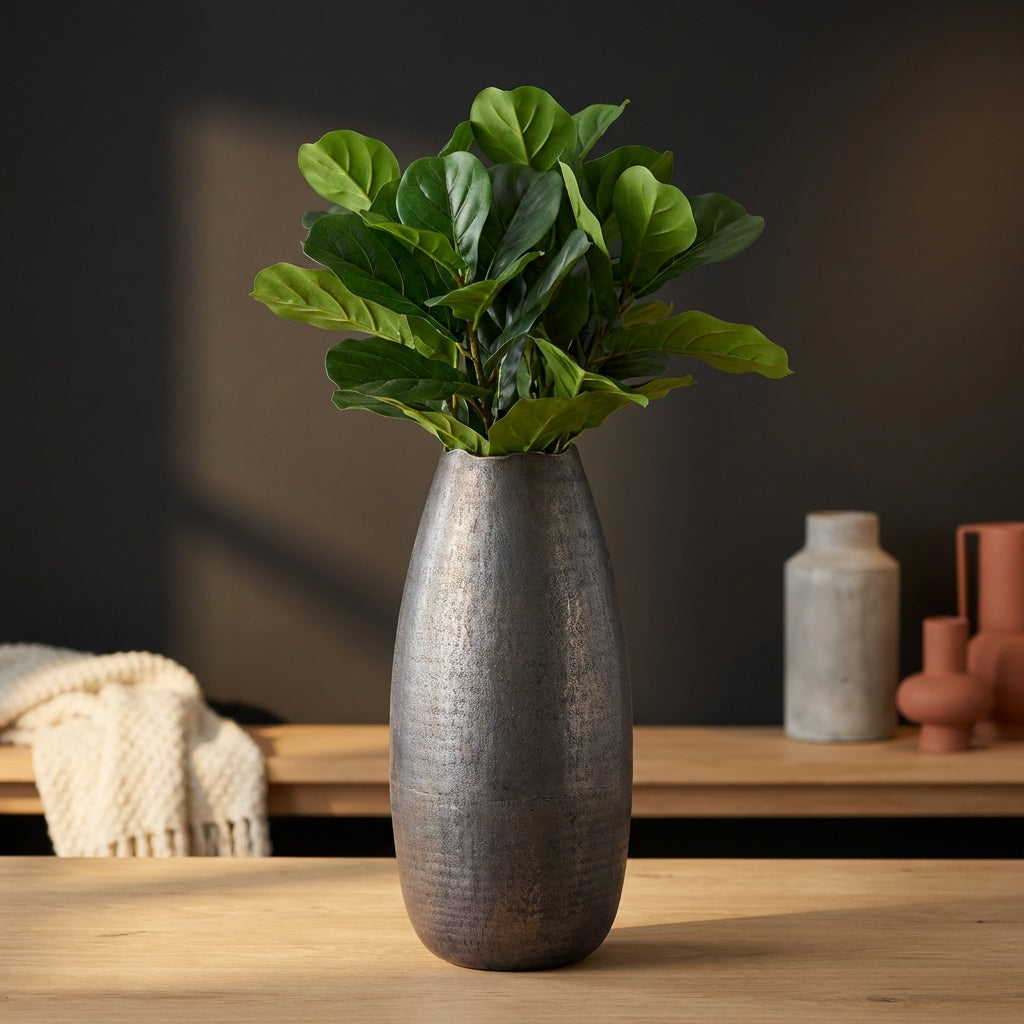 Semin Pot en métal - Argent