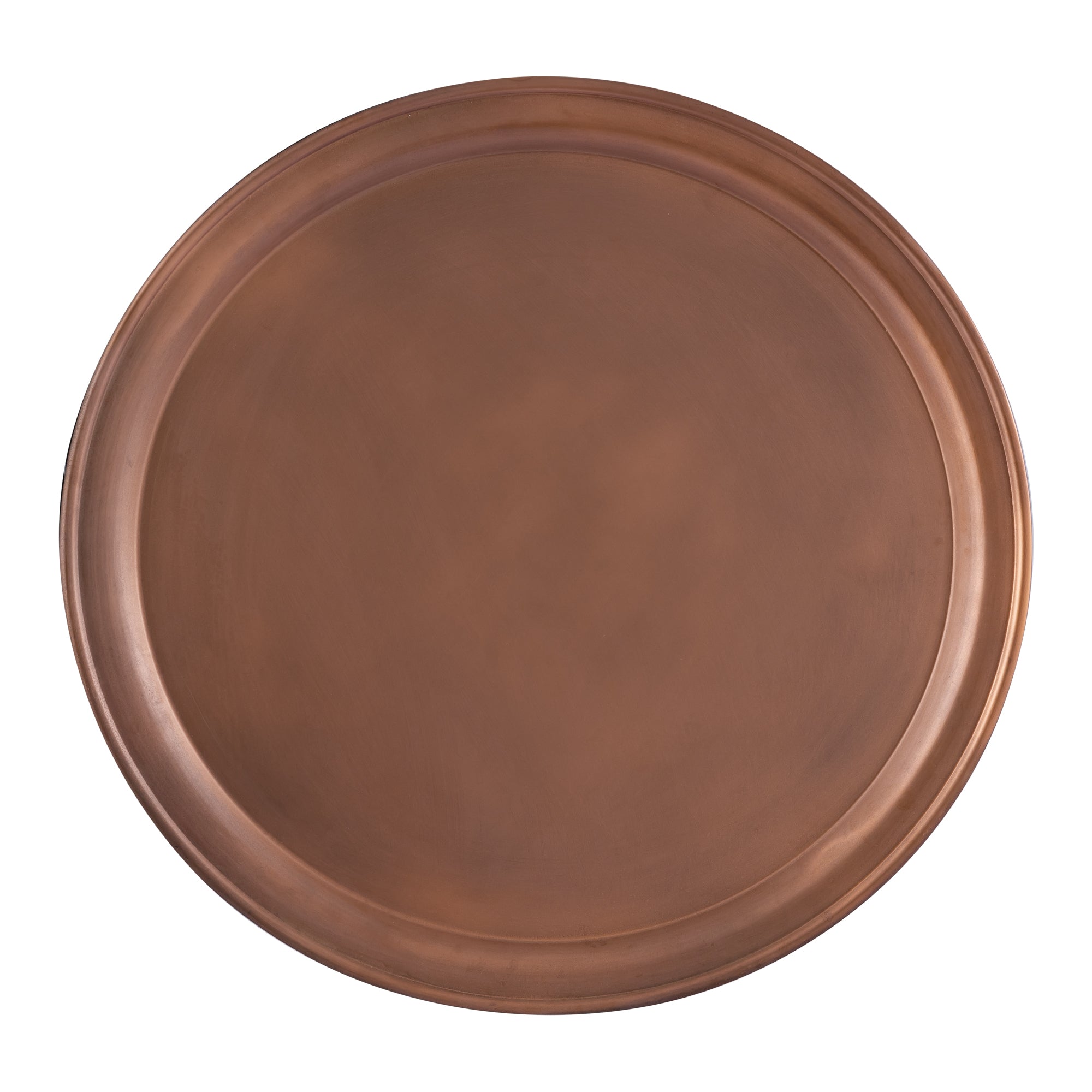 Aspyn Copper iron round bowl with border XL