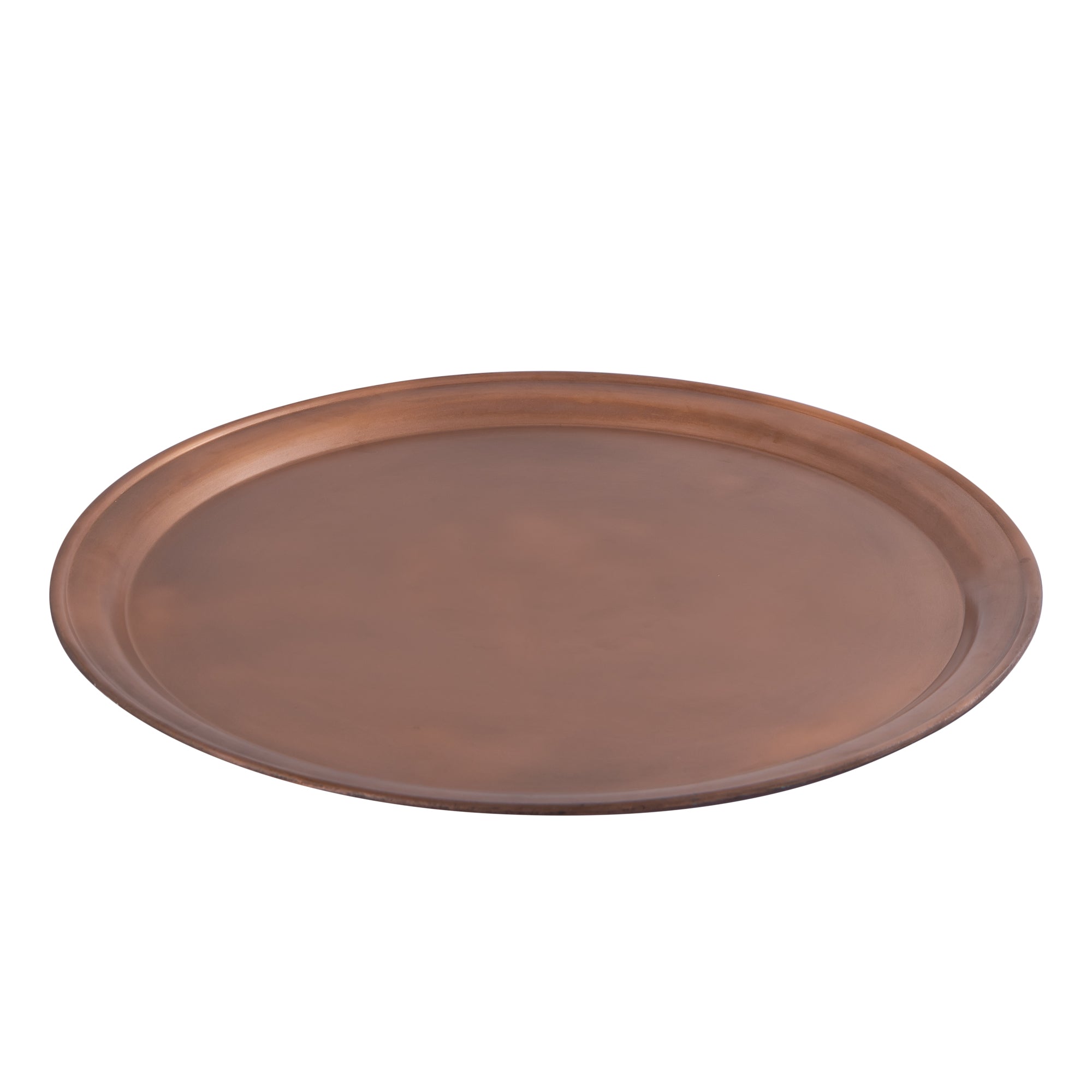 Aspyn Copper iron round bowl with border XL
