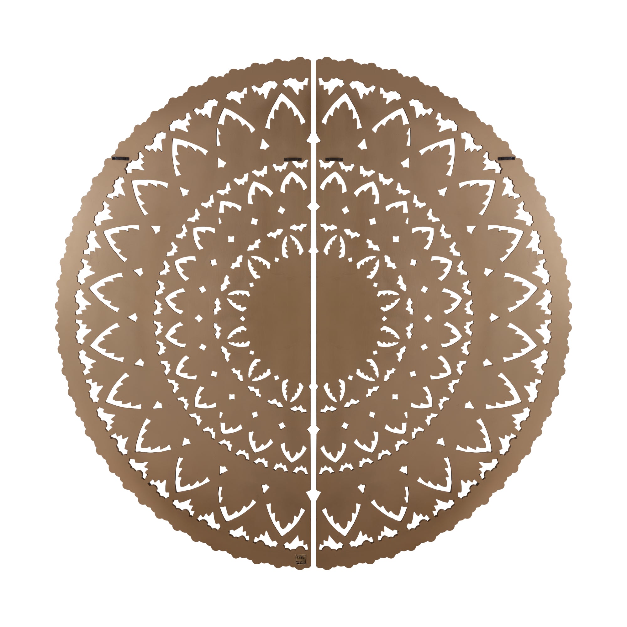 Willian Brown MDF round wallpanel in 2 halfs