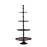 Glinda Copper alu etagere round L