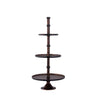 Glinda Copper alu etagere round S