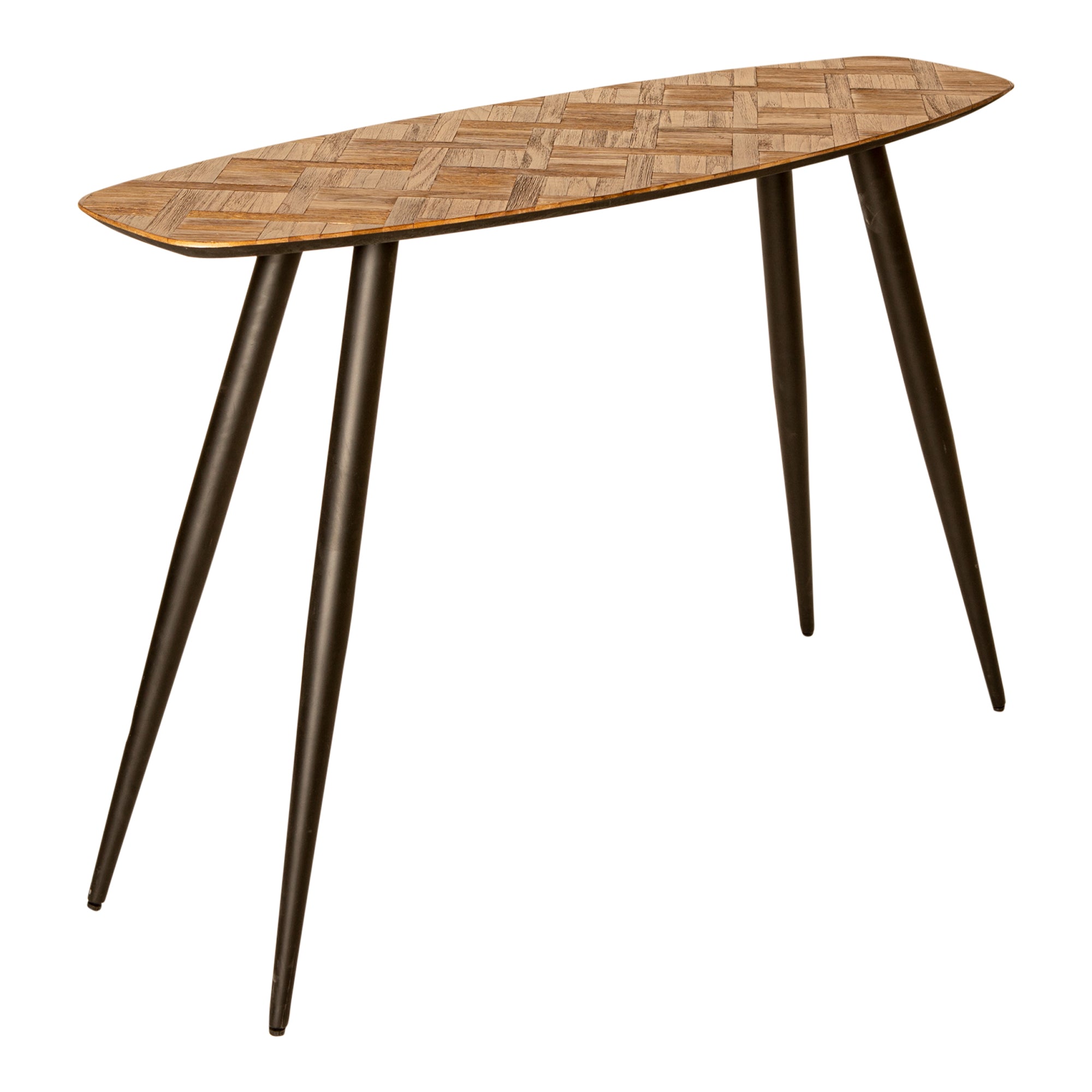 Tyano Natural recycled teak wood side table - Photo 5