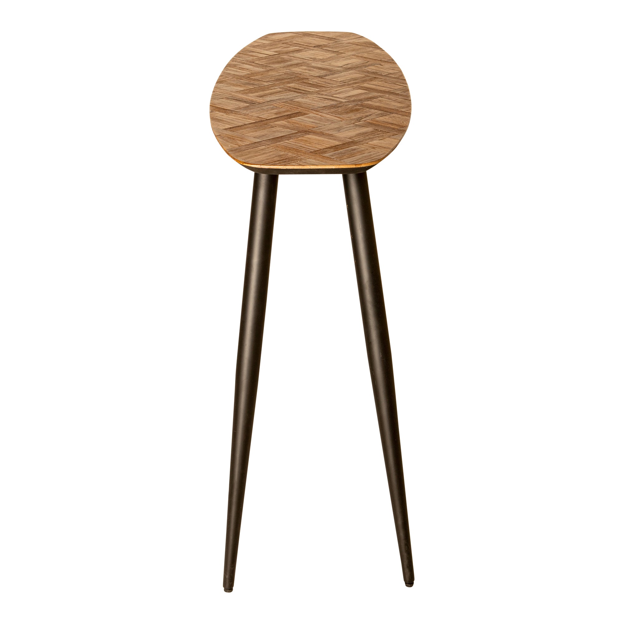 Tyano Natural recycled teak wood side table - Photo 6