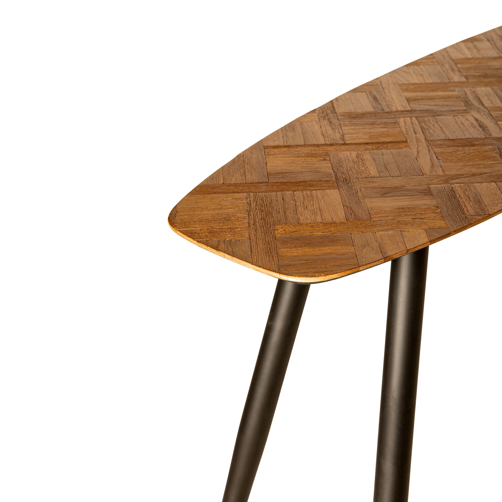 Tyano Natural recycled teak wood side table - Photo 7