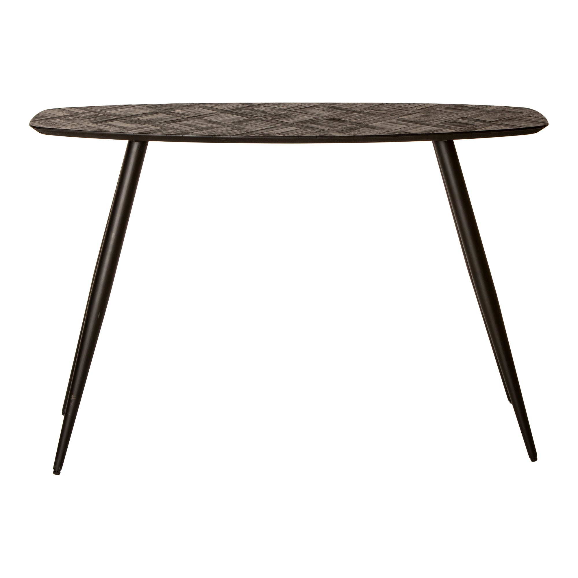 Tyano Black recycled teak wood side table - Photo 7