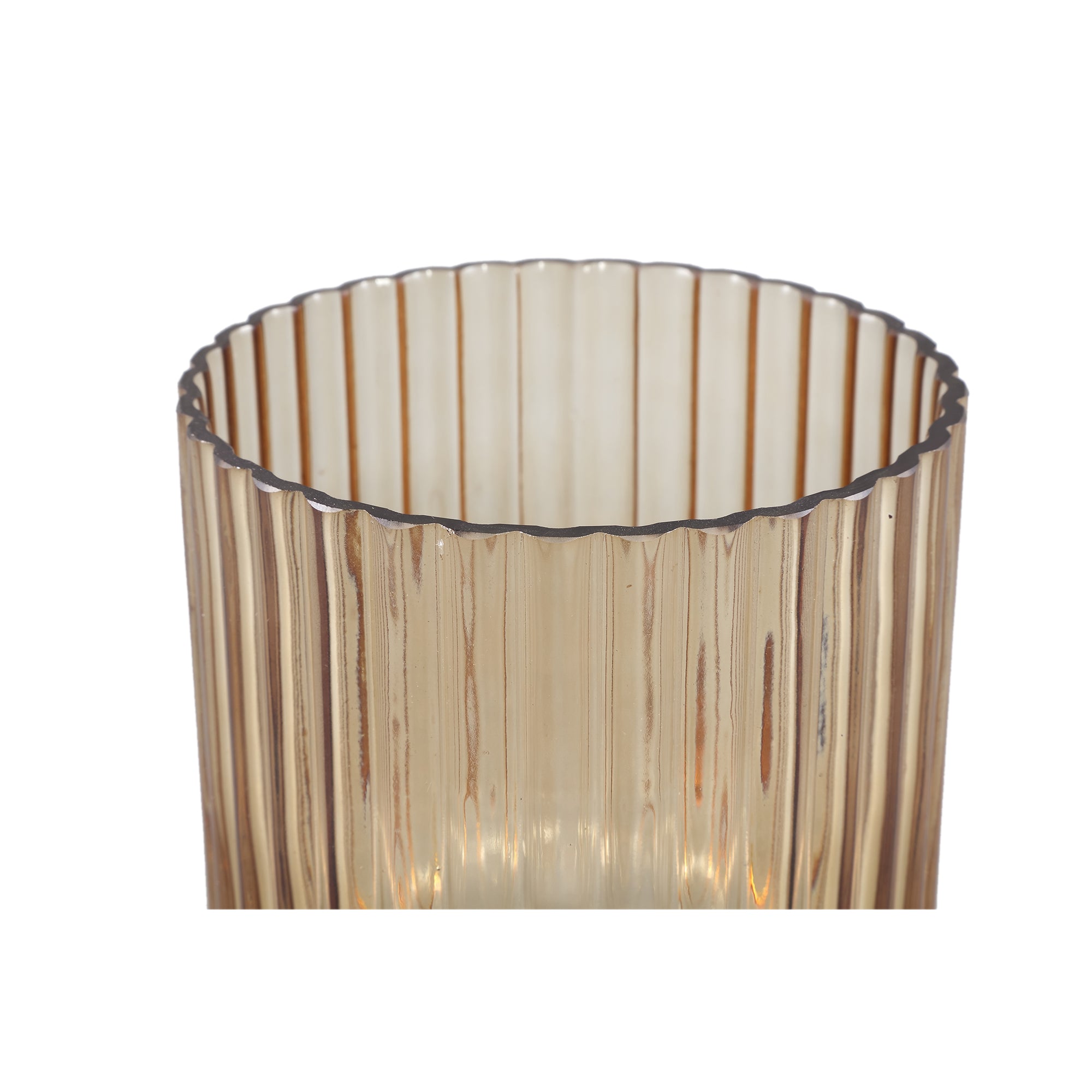 Nora Bougeoirs en verre - Or