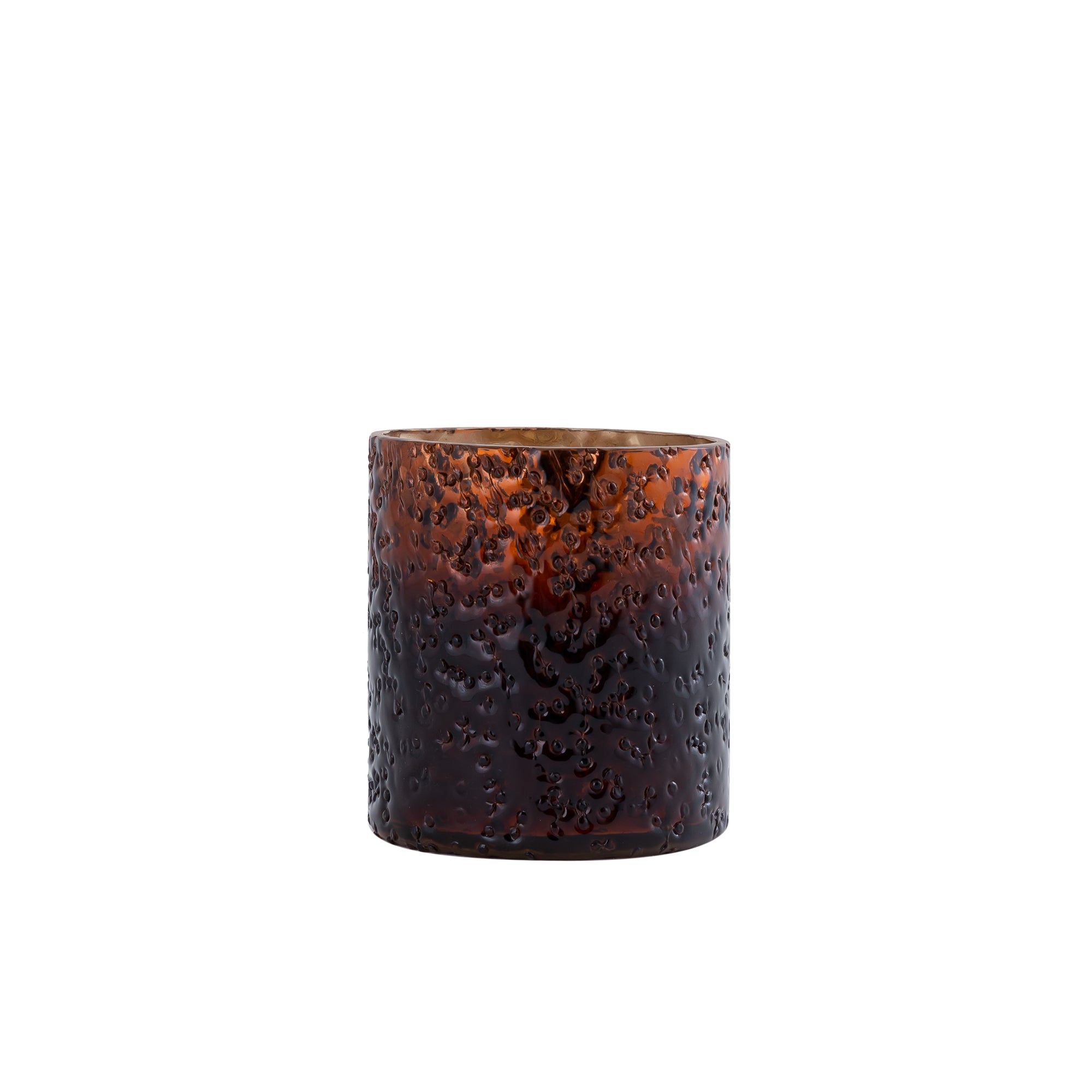 Saida Photophores en verre - Marron