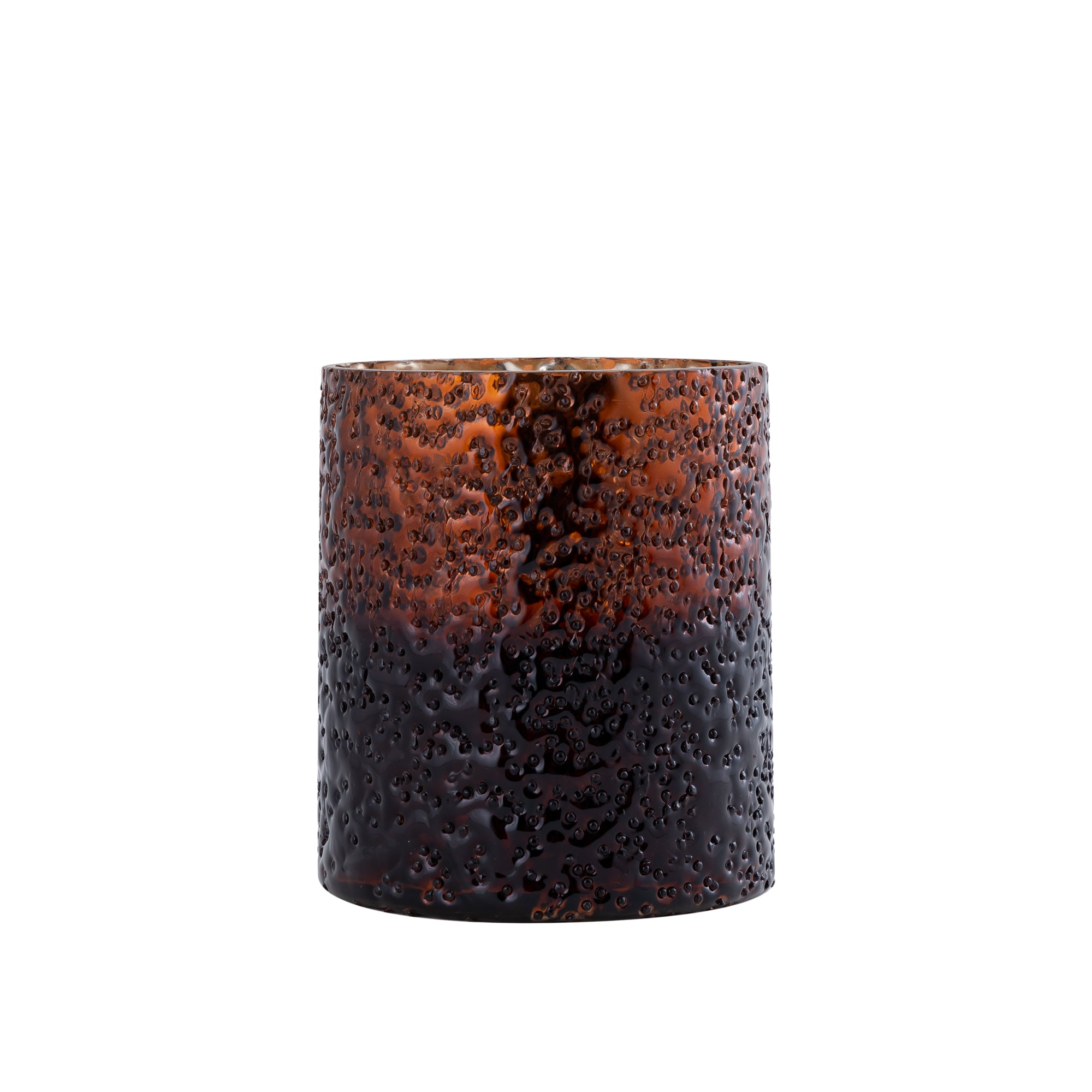 Saida Bougeoirs en verre - Marron