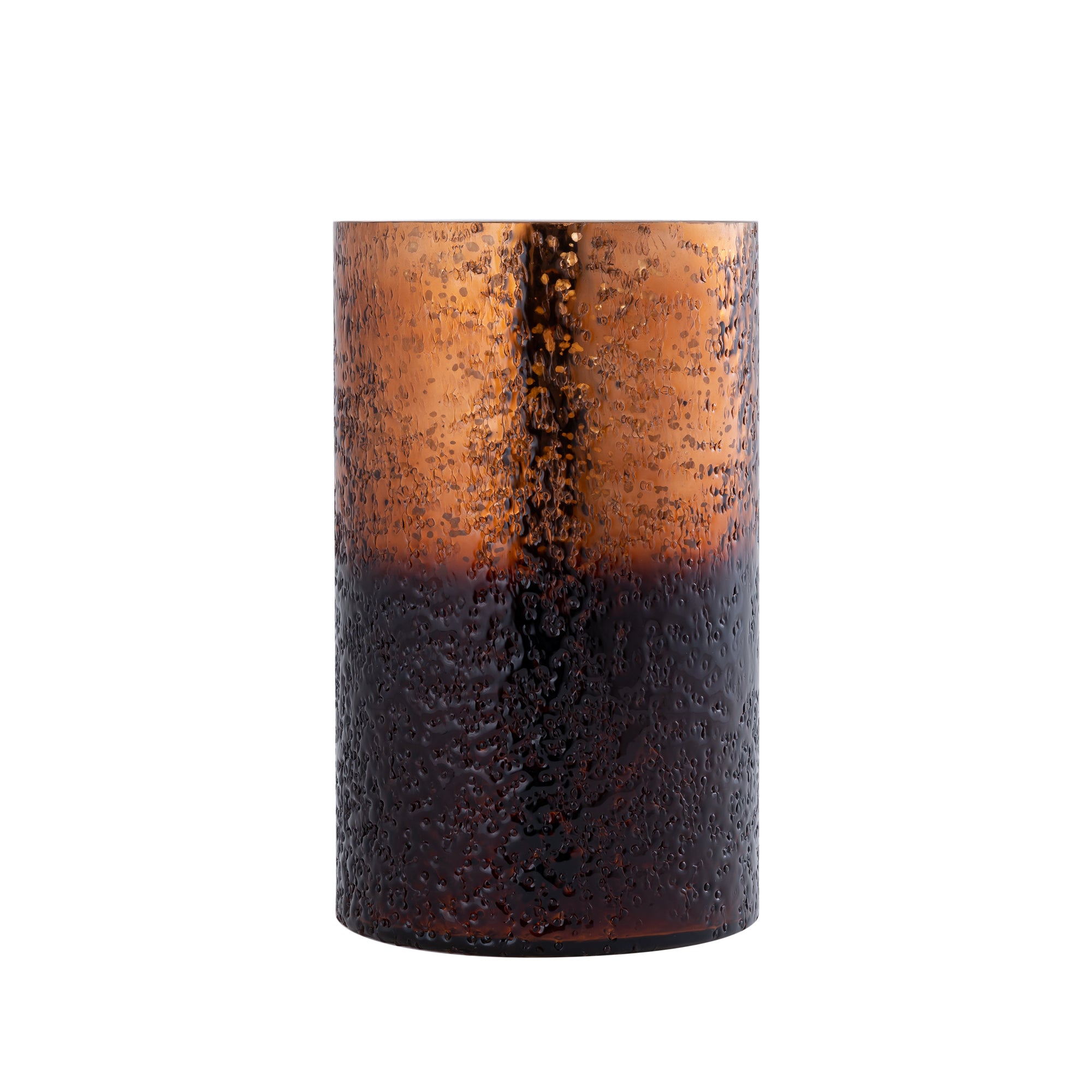 Saida Bougeoirs en verre - Marron