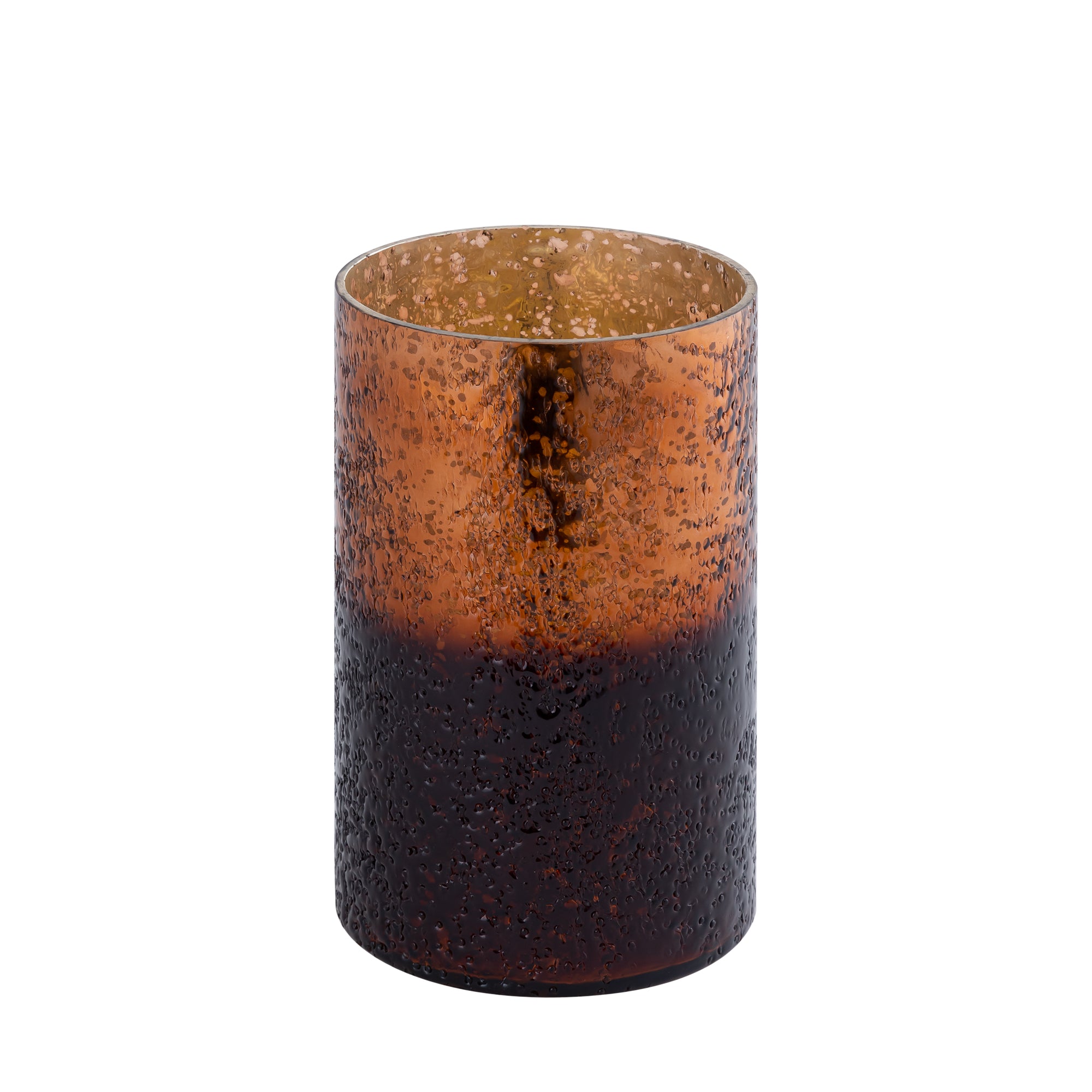 Saida Bougeoirs en verre - Marron