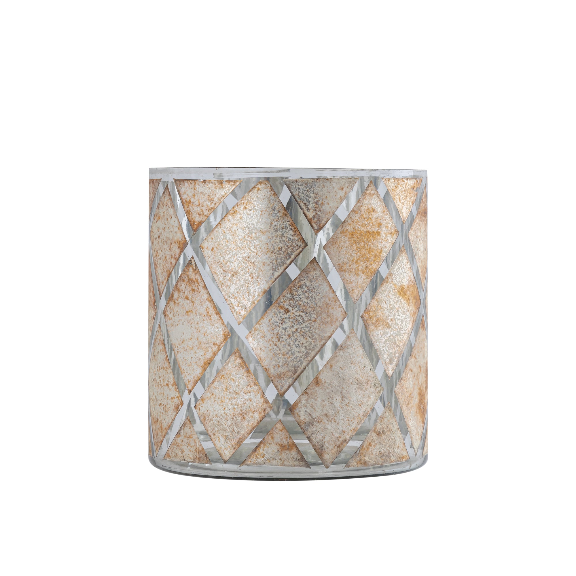 Farisa Bougeoirs en verre - Argent