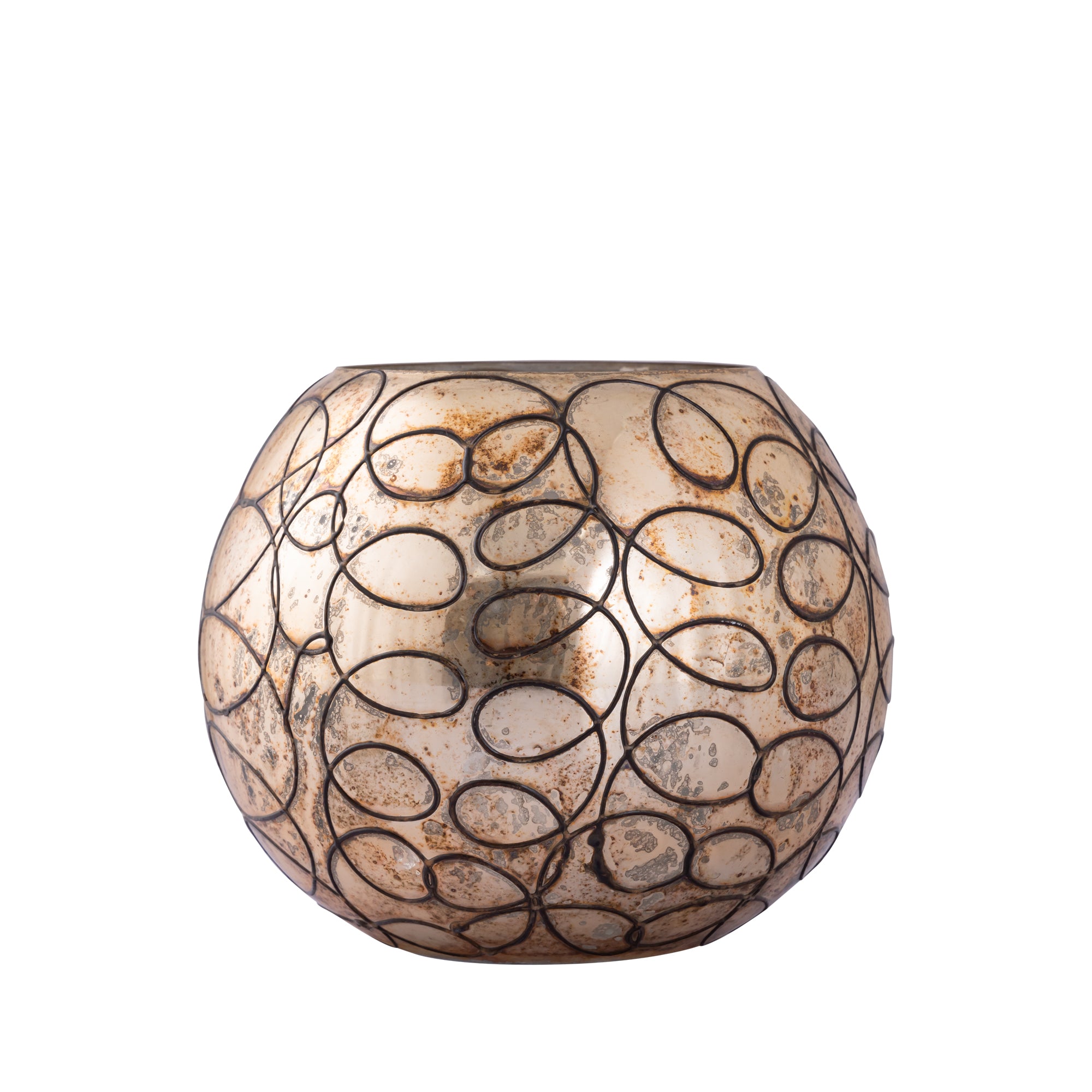 Randall Bougeoirs en verre - Laiton